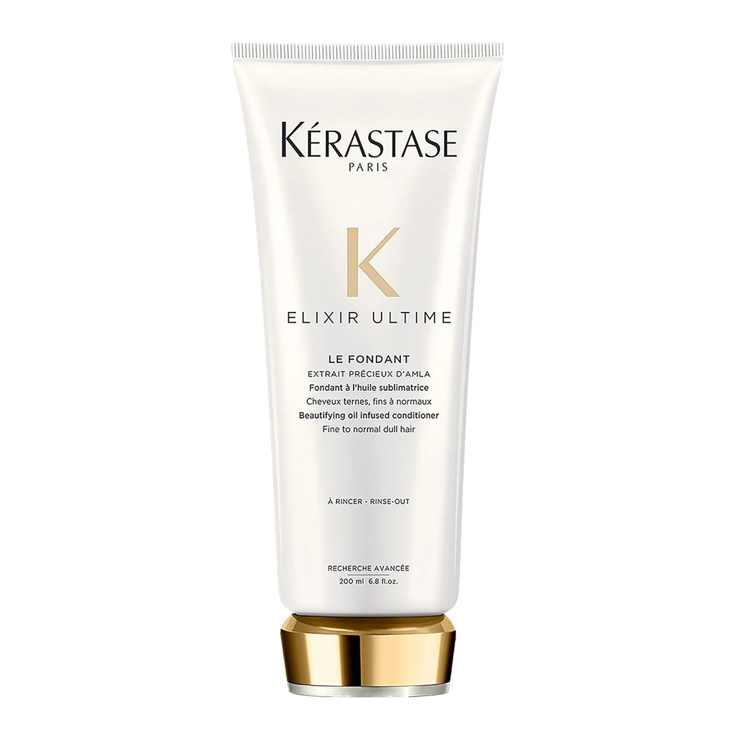 Kerastase Elixir Ultime Le Bain Shampoo 8.5 oz and Le Fondant Conditioner 6.8 oz Set for Dull Hair - Image 3
