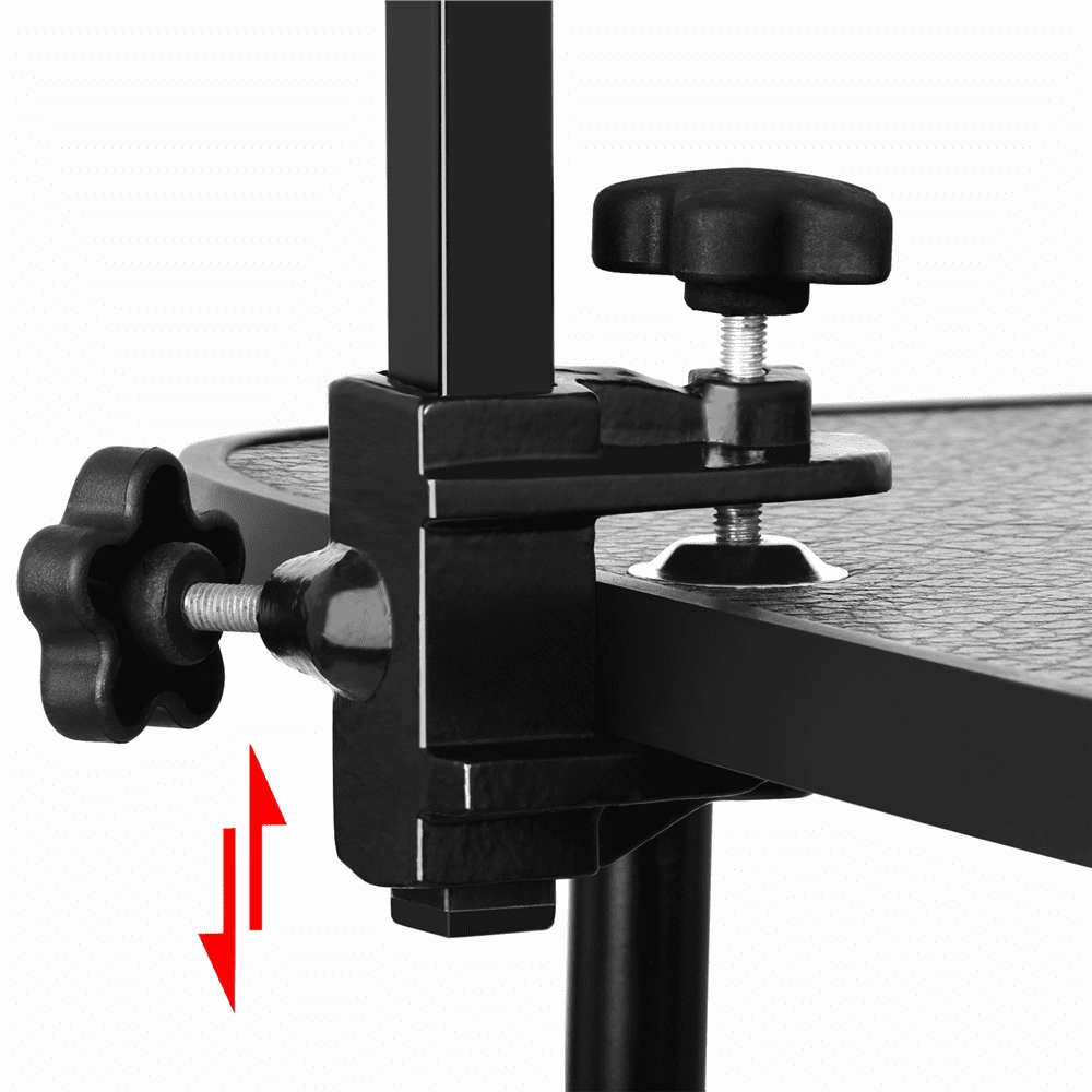 Yaheetech Professional 32" Foldable Pet Grooming Table with Arm Noose and Mesh Tray - Image 10