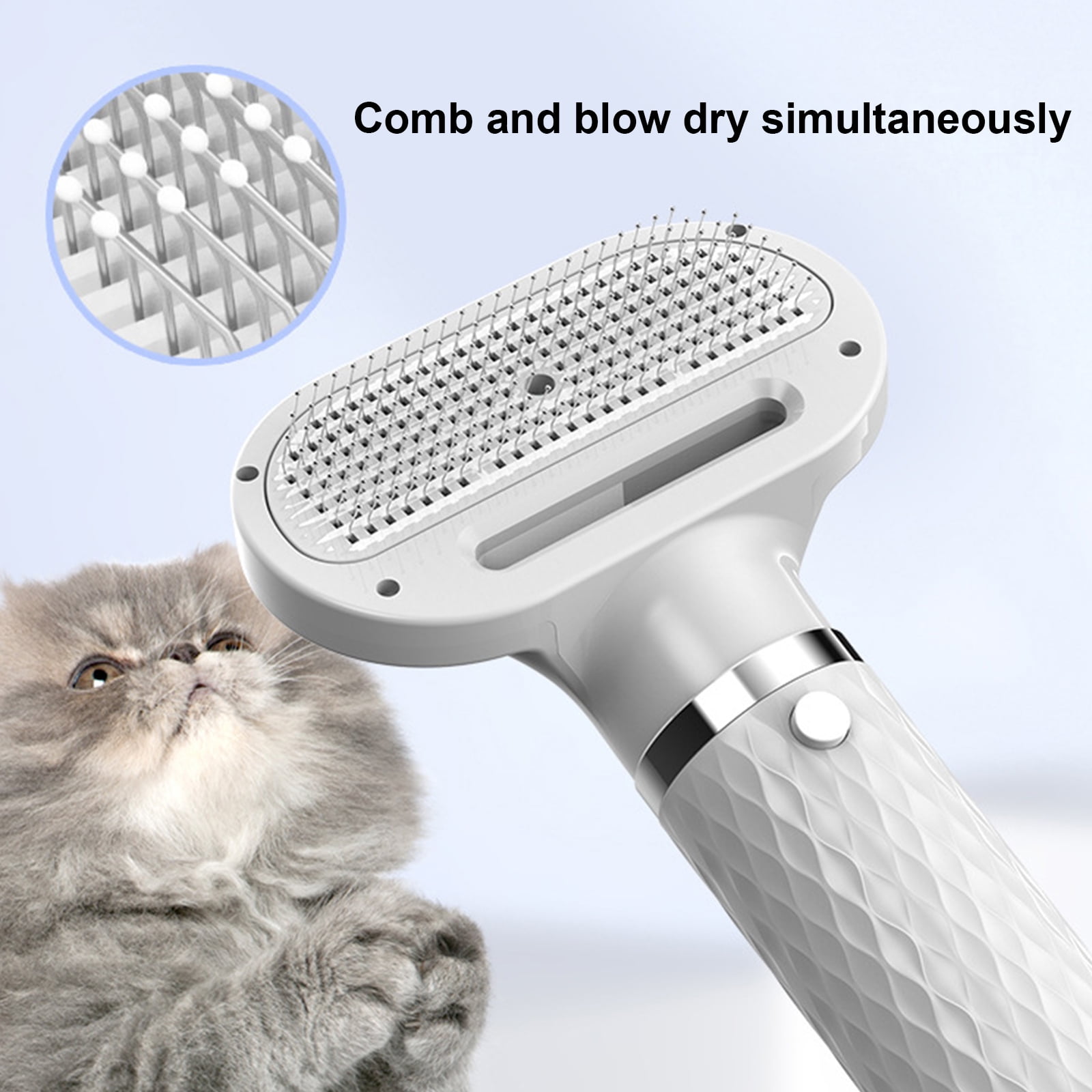 HQinX 5 in 1 Dog Hair Dryer with 4 Heads,Portable Dog Blower Grooming Dryer,High Velocity Blow Dryer for Dogs,Quiet & Smart Temperature Control,for Home & Travel - Image 10