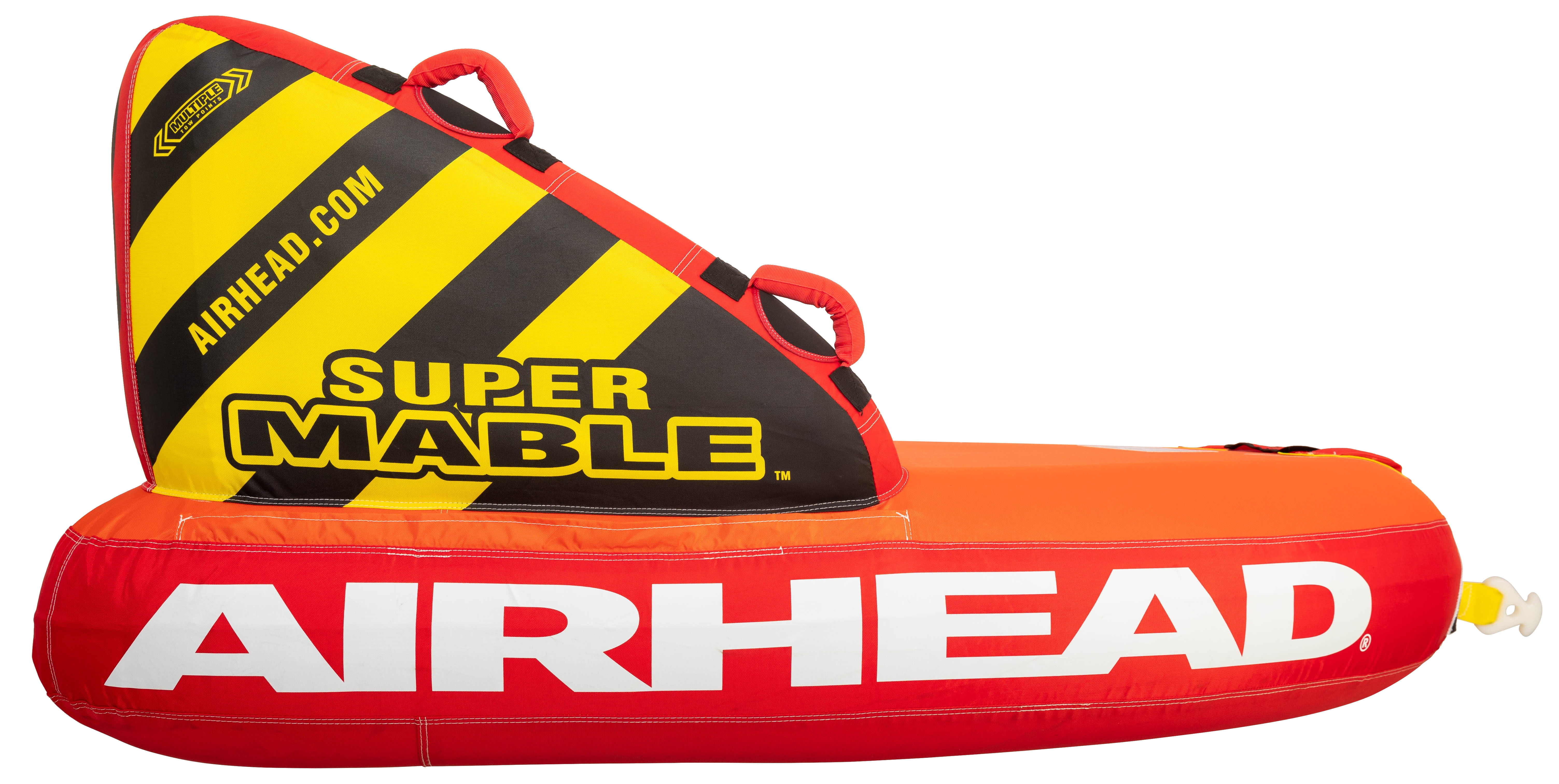 Airhead Super Mable Towable Tube for Boating, Fits up to 3 People, Dual Tow Points - Image 5
