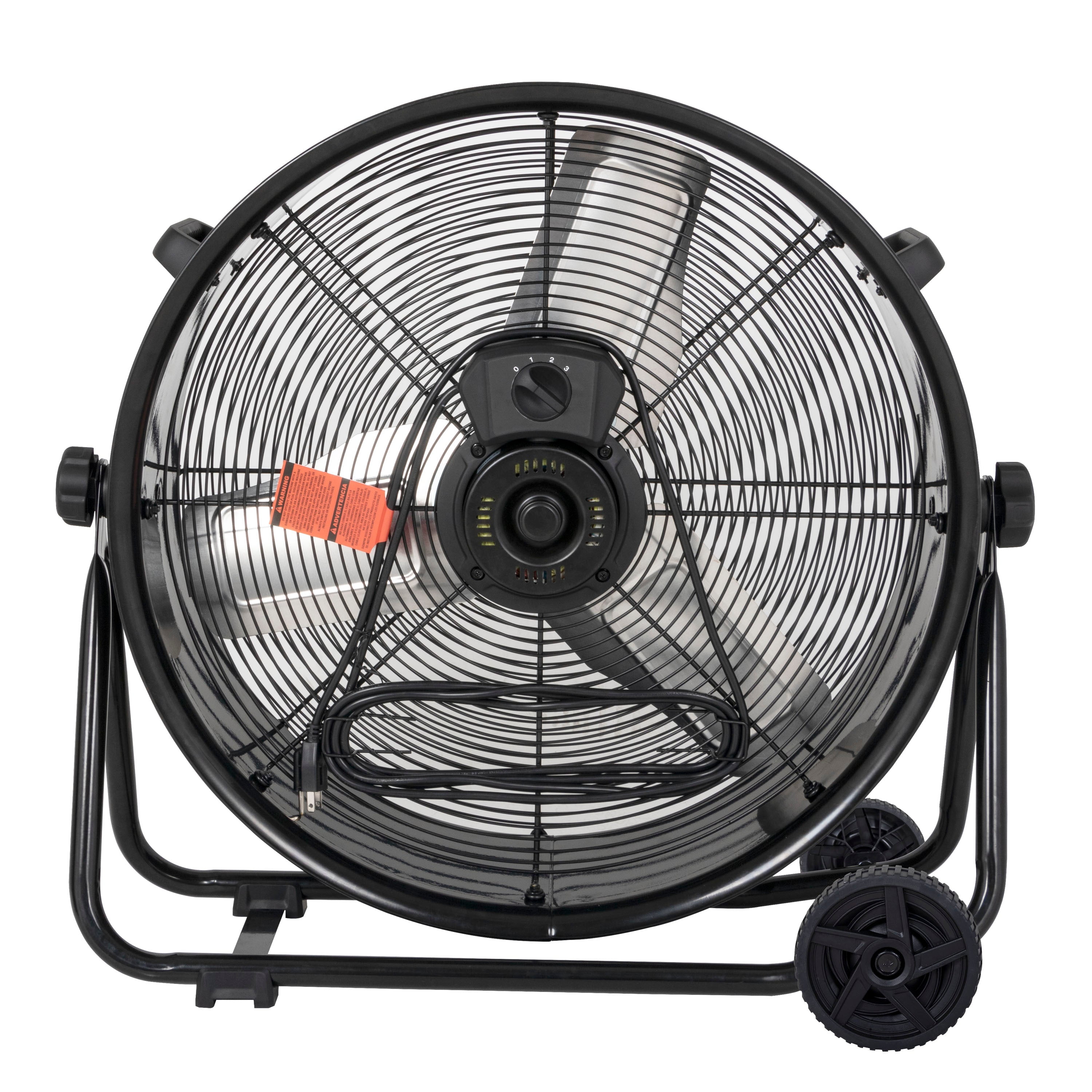 Ecomax EMF102433D 24" High Velocity Drum Floor Fan – Industrial 3-Speed Adjustable Tilt - Image 12