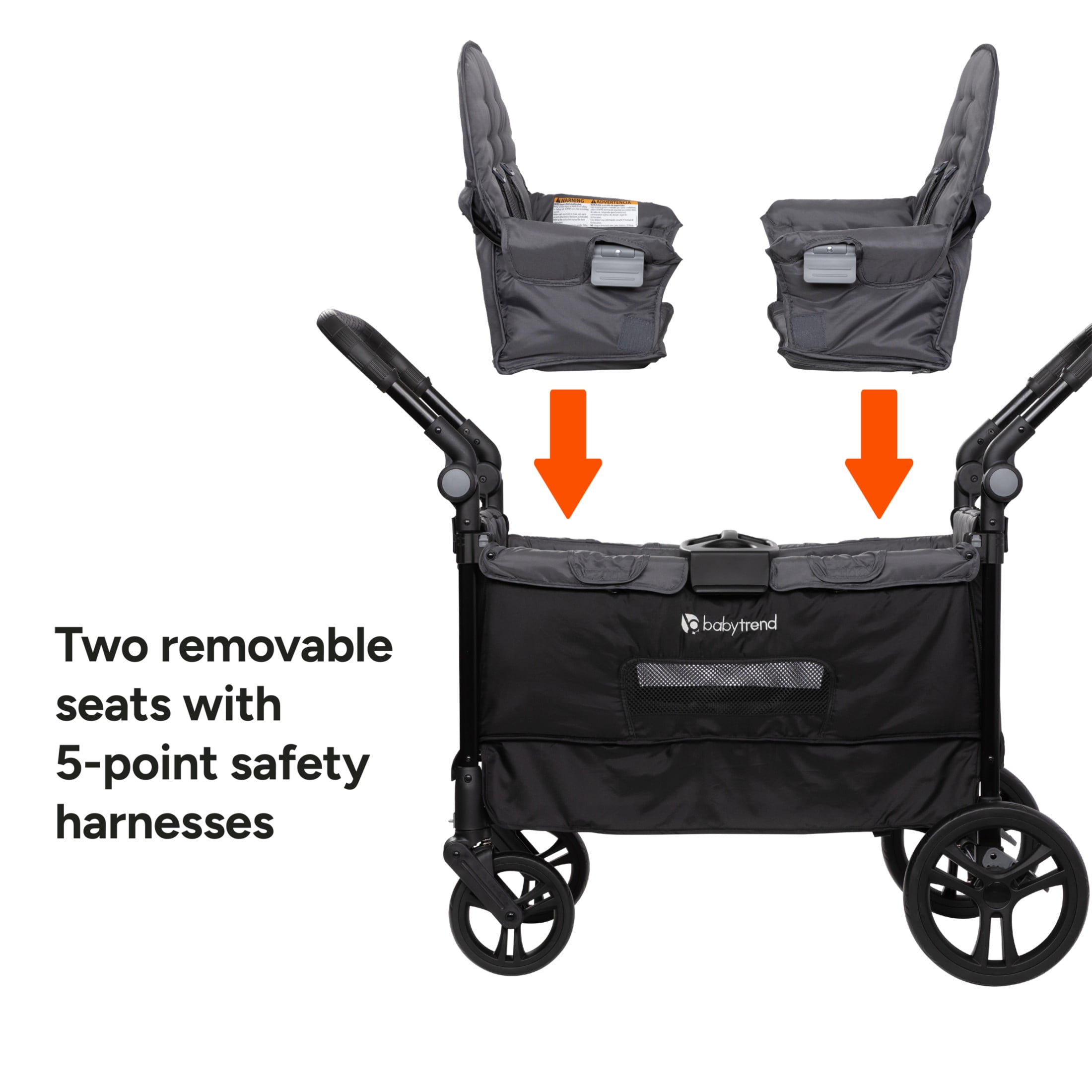 Baby Trend Quest 3-in-1 Stroller Wagon - Image 9