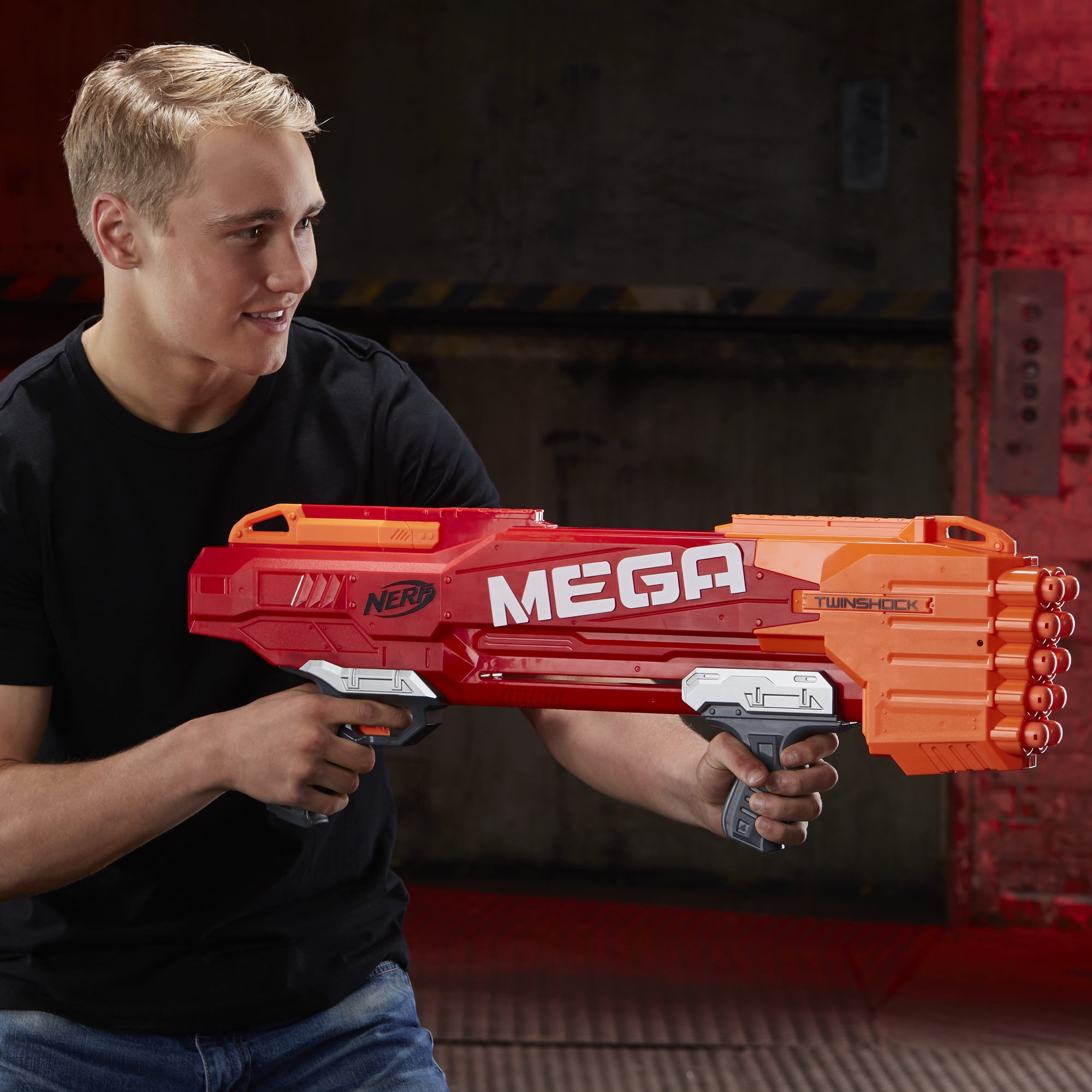 Nerf Mega TwinShock Blaster, 10 Official Nerf Darts - Image 3