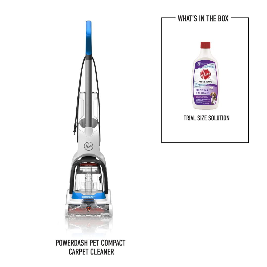 Hoover PowerDash Pet Compact Carpet Cleaner, for Carpet and Rugs, Antimicrobial Pet Brushes,Lightweight, Quick Dry, Pet Friendly, FH50710 - Image 5