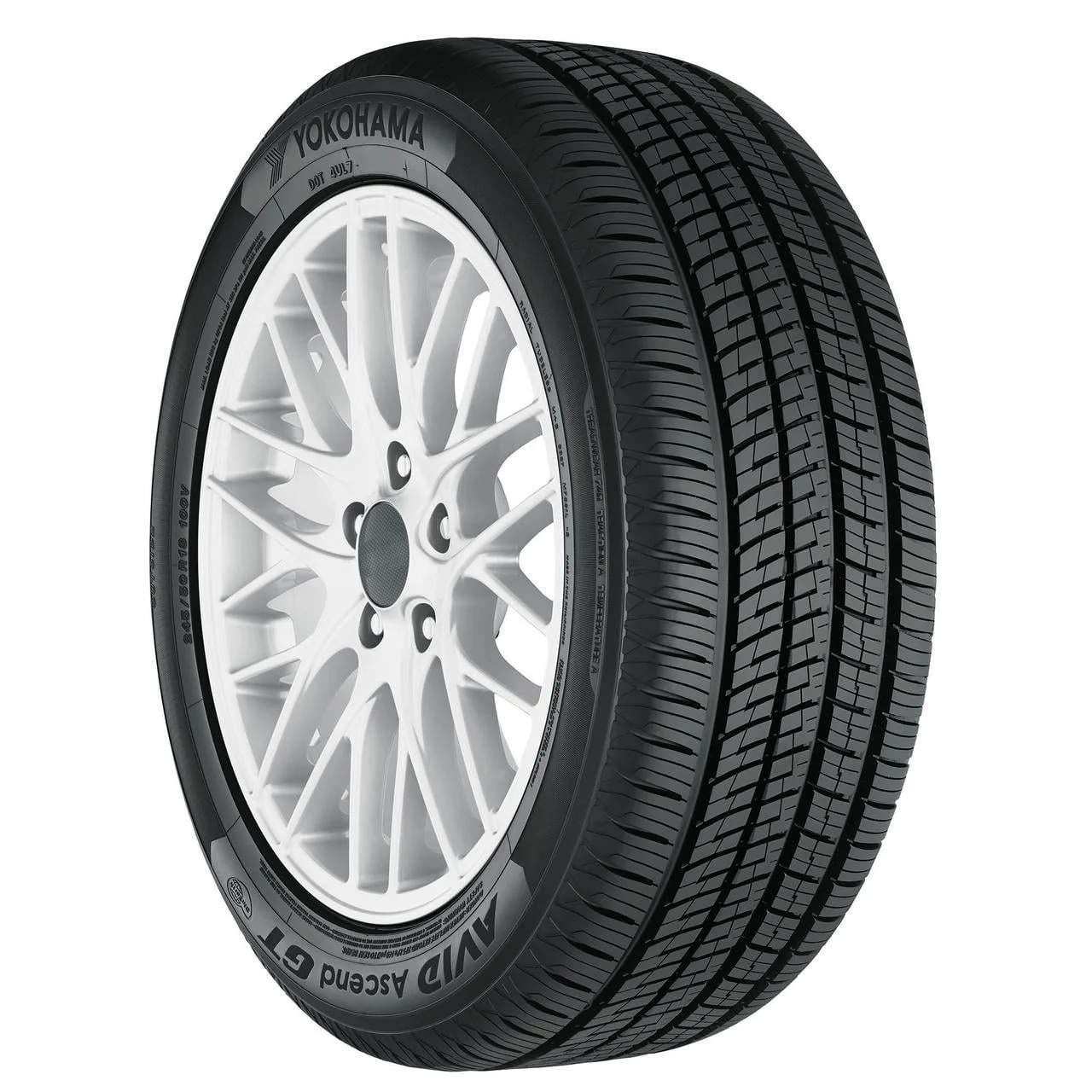 Yokohama Avid Ascend GT 185/60R16 86 H All Season Performance Passenger Tire - Image 5
