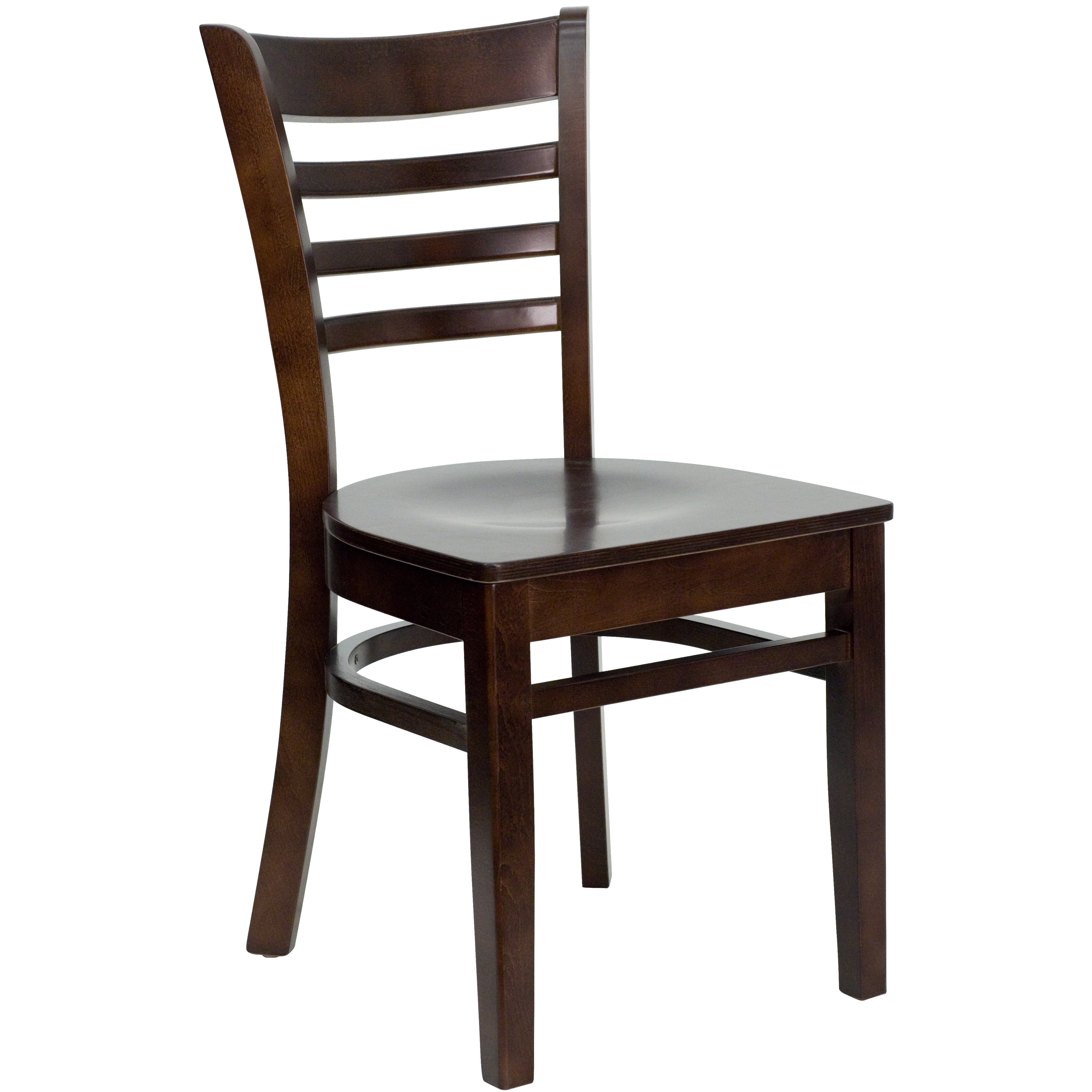 Ladder Back Chairs - Set of 2, Walnut - Image 6