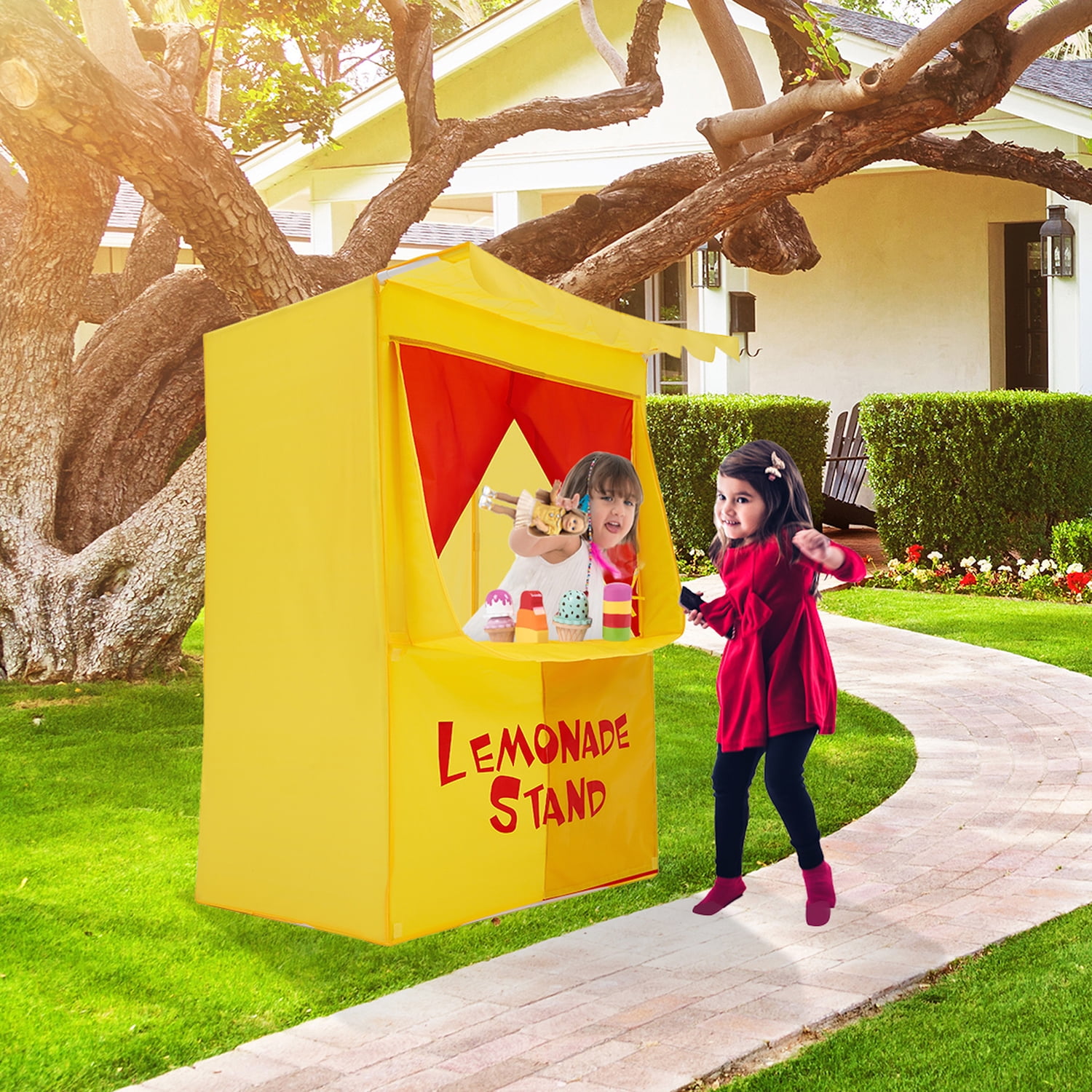 Kids Puppet Show theater play tent - Image 4