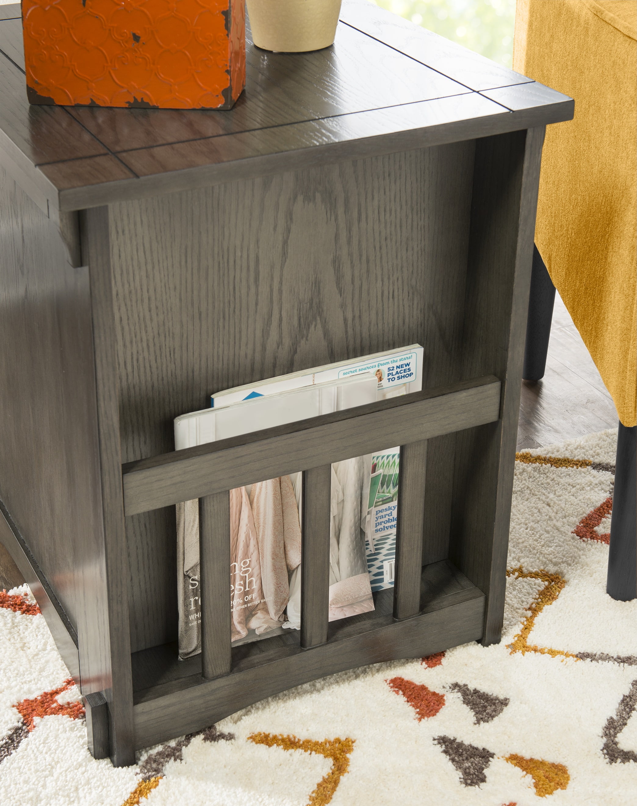 Powell Parnell Side Table Grey - Image 9