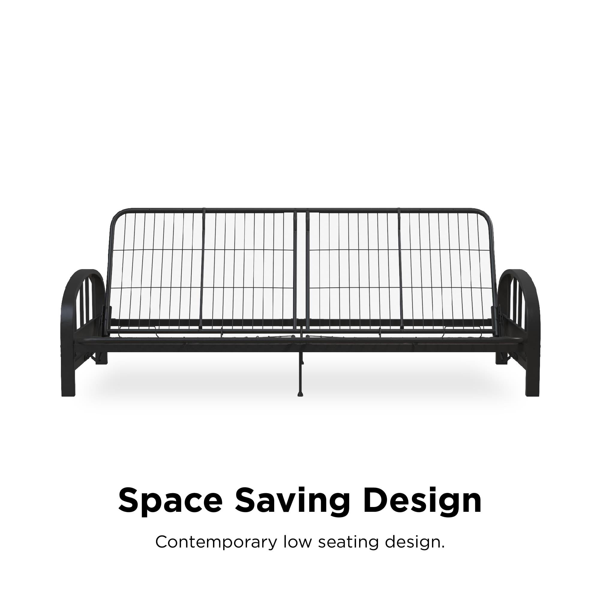 DHP Aiden Futon Frame, Black - Image 8
