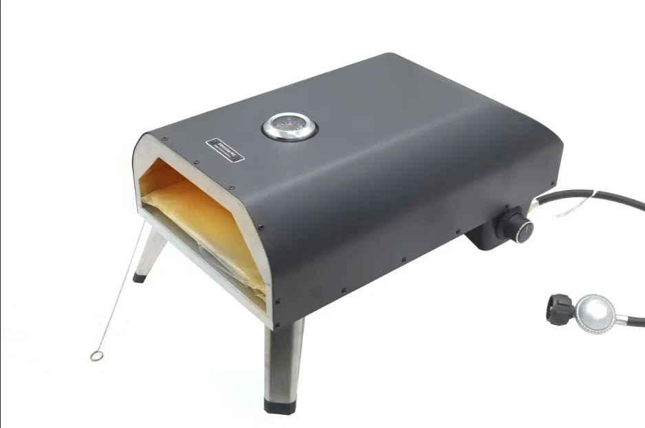 FRIGIDAIRE Gas Powered Outdoor Pizza Oven – Portable and makes Authentic Stone Baked Pizzas, Perfect for Any Outdoor Countertop, Includes Pizza Stone, Gas Regulator and Hose - Image 3