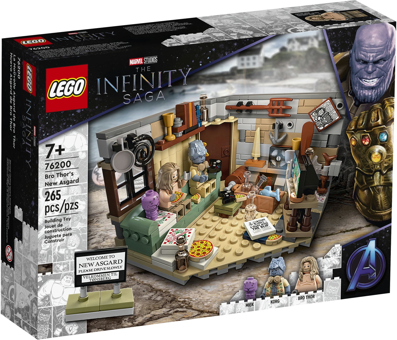 LEGO Marvel Avengers: Infinity Saga Bro Thor's New Asgard 76200 Building Set - Image 6