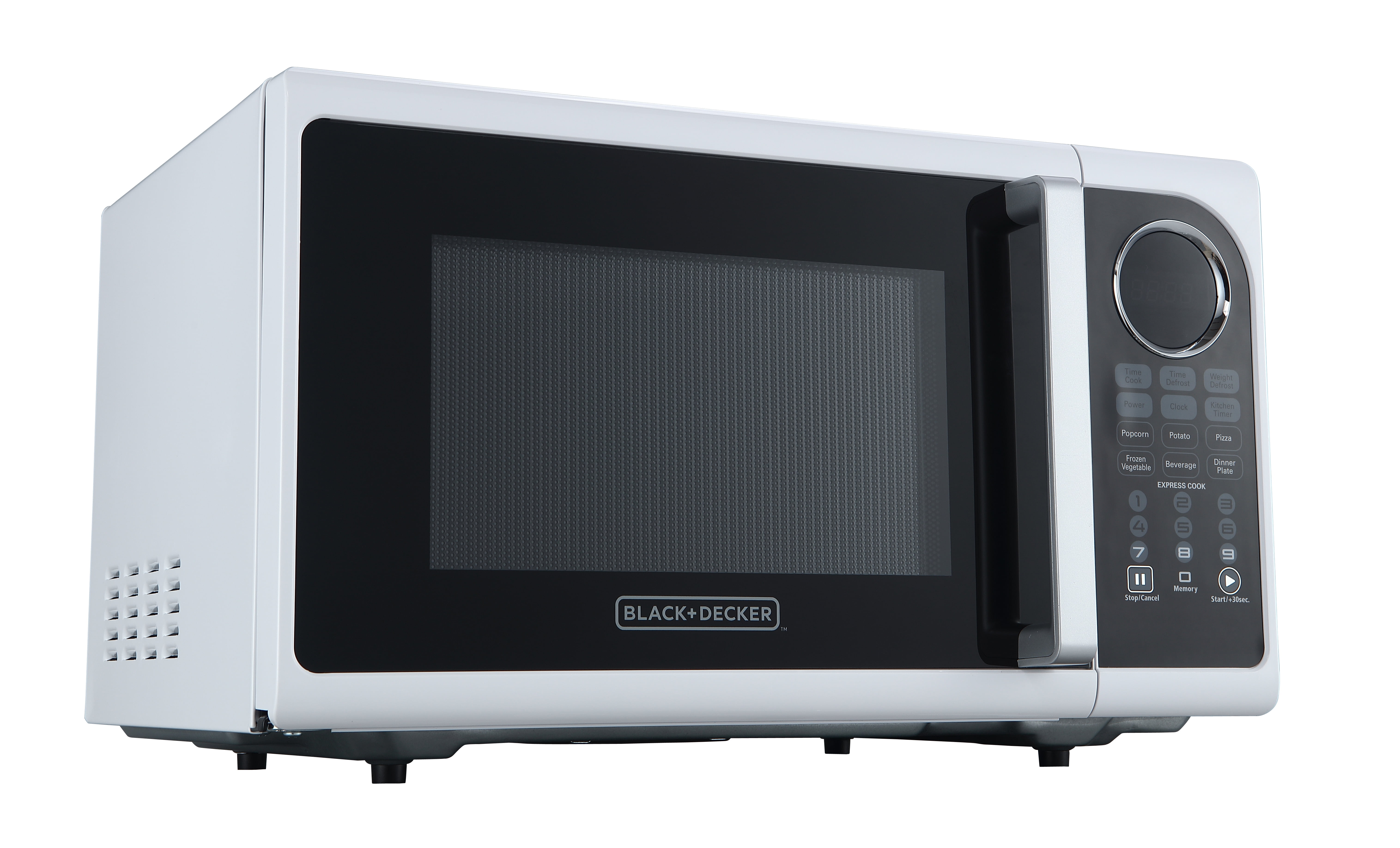 BLACK+DECKER EM925ACP-P1 0.9 Cu. Ft. Microwave With Pull Handle, White - Image 8