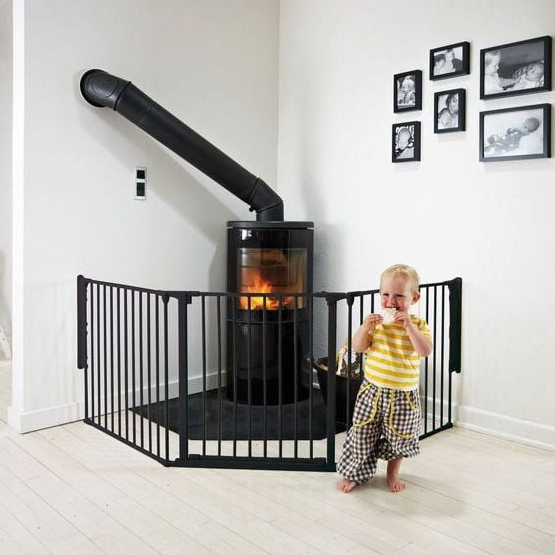 BabyDan FLEX Baby Gate, Black - Image 2