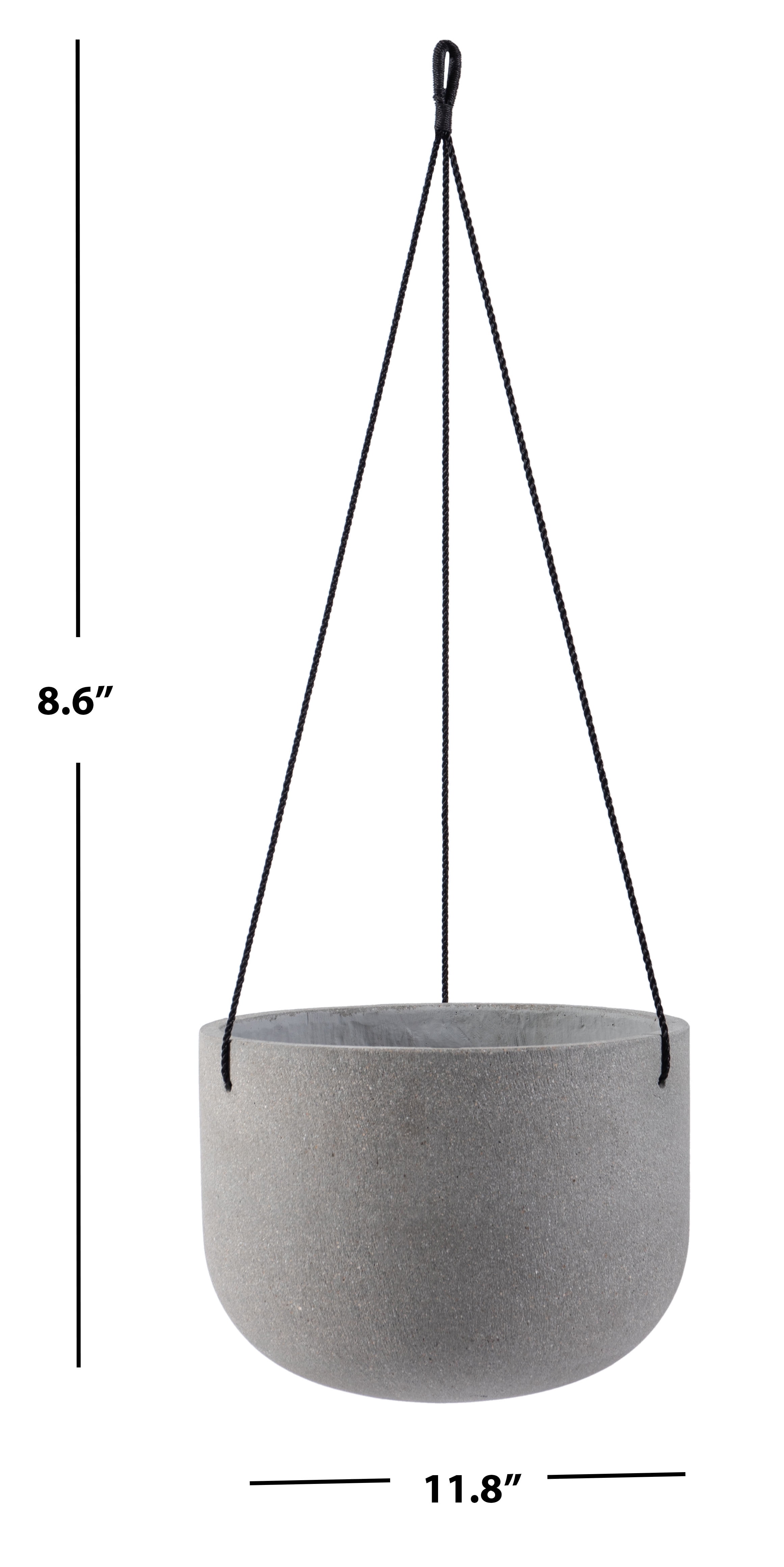 SAFAVIEH Rancer Outdoor Patio Planter, Light Grey - Image 5