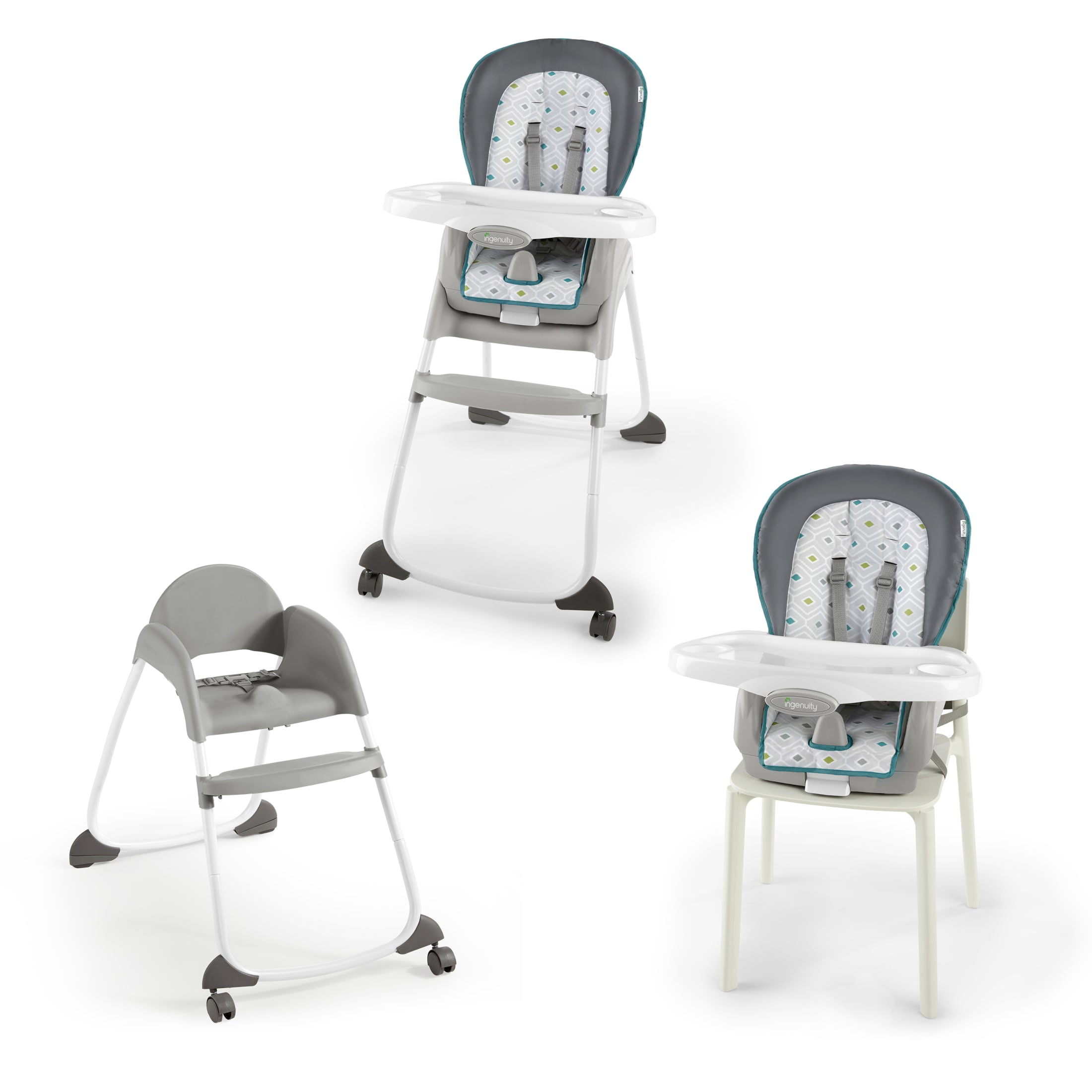 Ingenuity Trio 3-in-1 High Chair, Toddler Chair, and Booster, For Ages 6 Months and Up, Unisex - Nash - Image 7