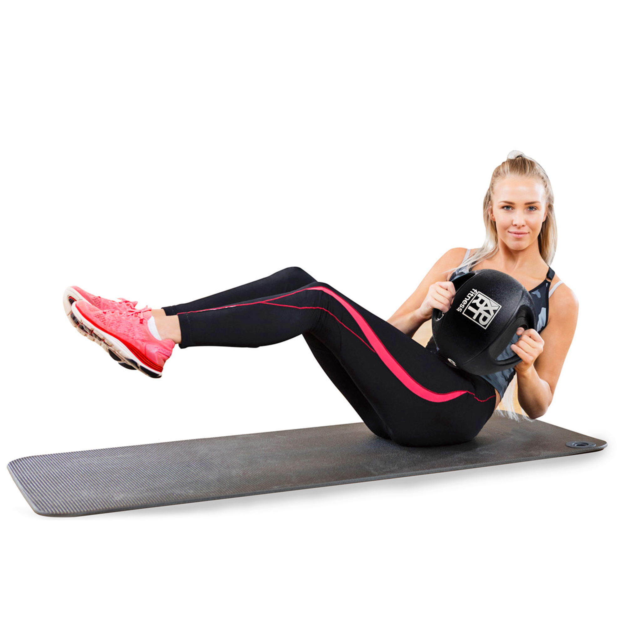 XPRT Fitness Dual Grip Soft Weighted Medicine Ball with Handles, for Strength training, Resistance training, balance and core exercise, 10lbs - Image 7