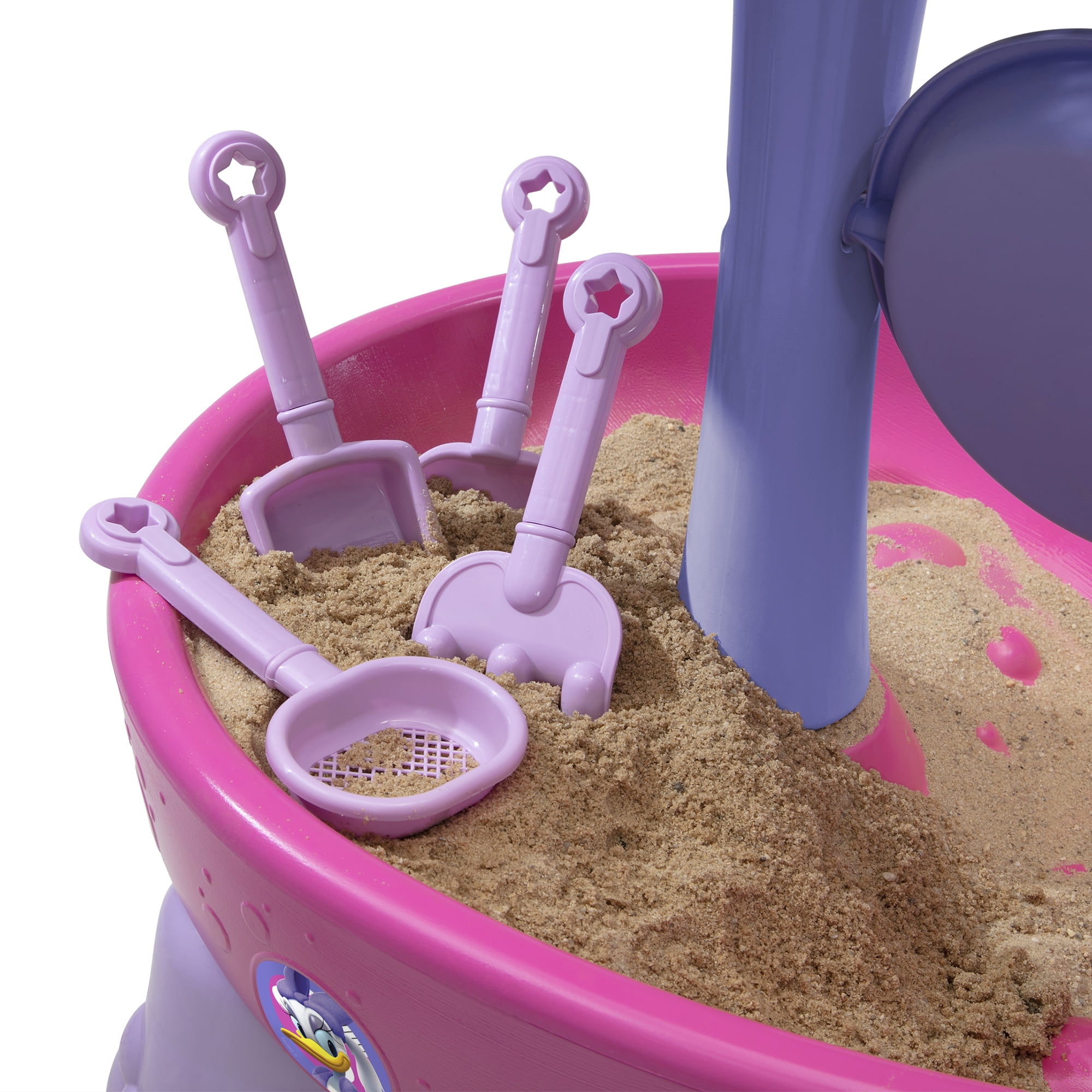 Disney Minnie Mouse Water Table by Delta Children - 3-Tier Water Table with 11-Piece Toy Set, Pink - Image 9