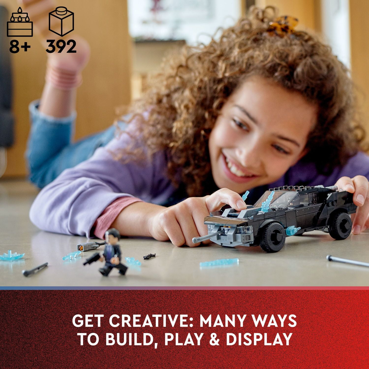 LEGO DC Batman Batmobile: The Penguin Chase Car Toy, Gift Idea for Kids, Boys and Girls 8 Plus Years Old with 2 Minifigures, Super Heroes Set, 76181 - Image 7