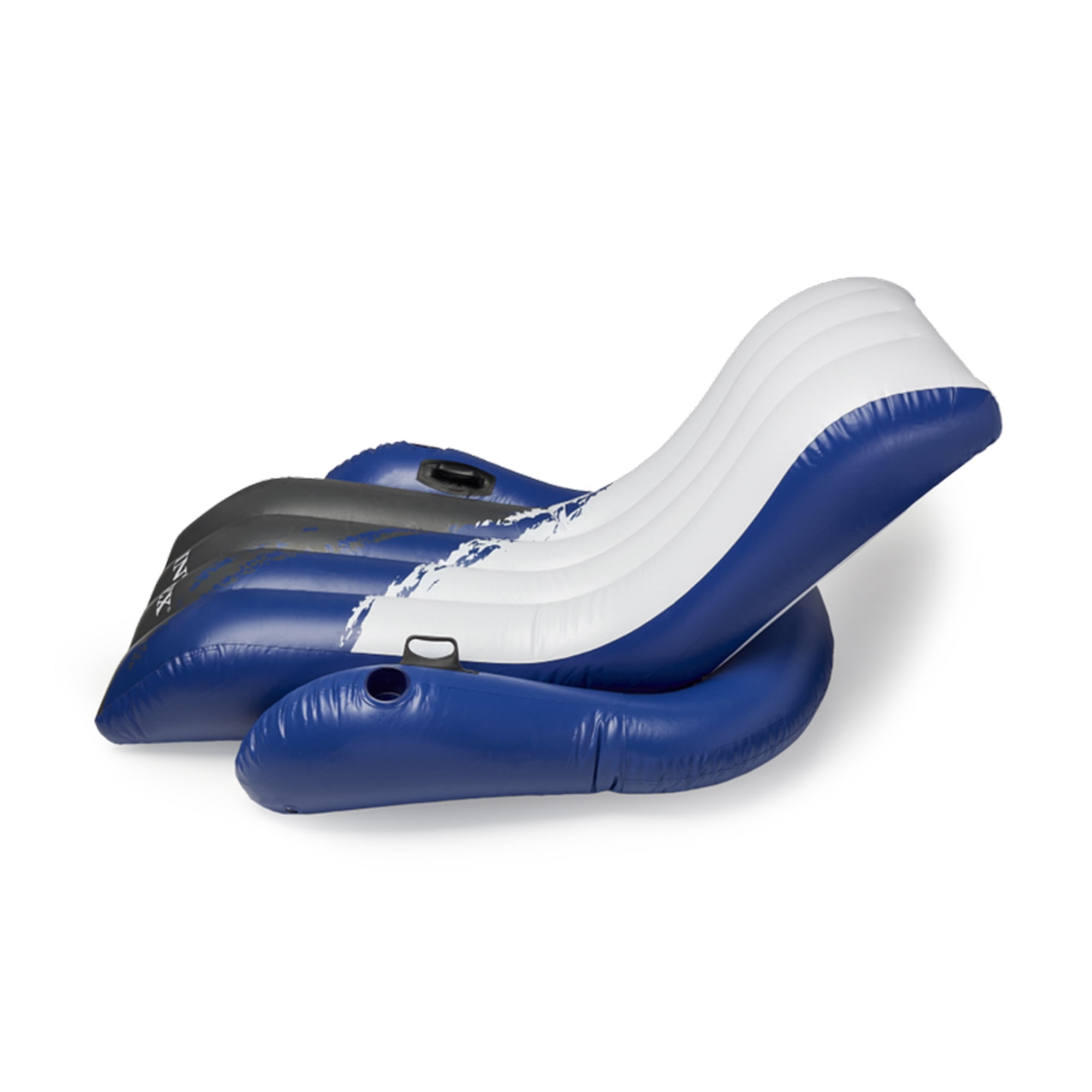Intex Inflatable Floating Comfortable Recliner Lounges with Cup Holders (2 Pack) - Image 3