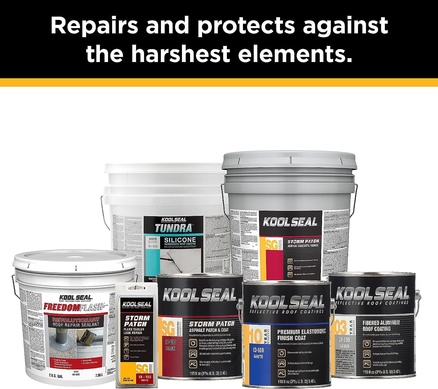 KST Coatings Premium White Elastomeric Roof Coating - Image 3