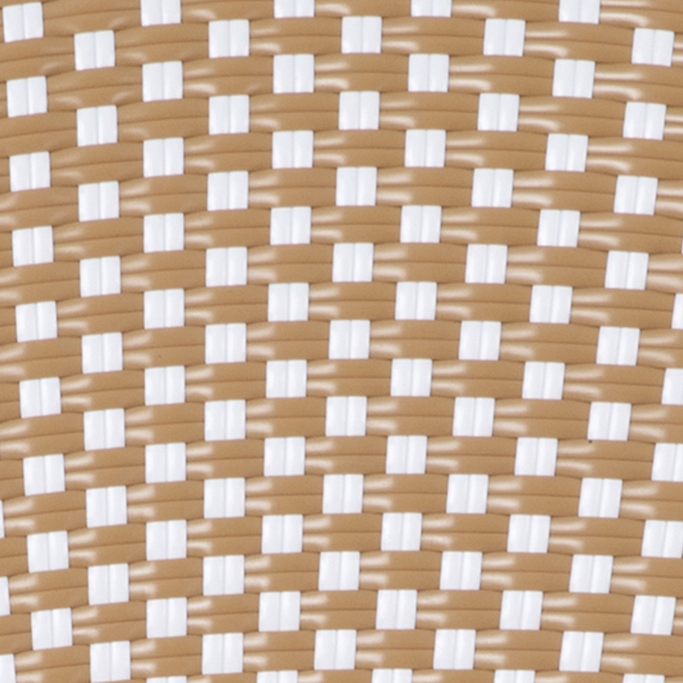 Flash Furniture Lourdes Set of 2 Stackable Indoor/Outdoor Bistro 26" High Counter Height Stools, Commercial Grade, Natural/White and Light Natural Finish - Image 9