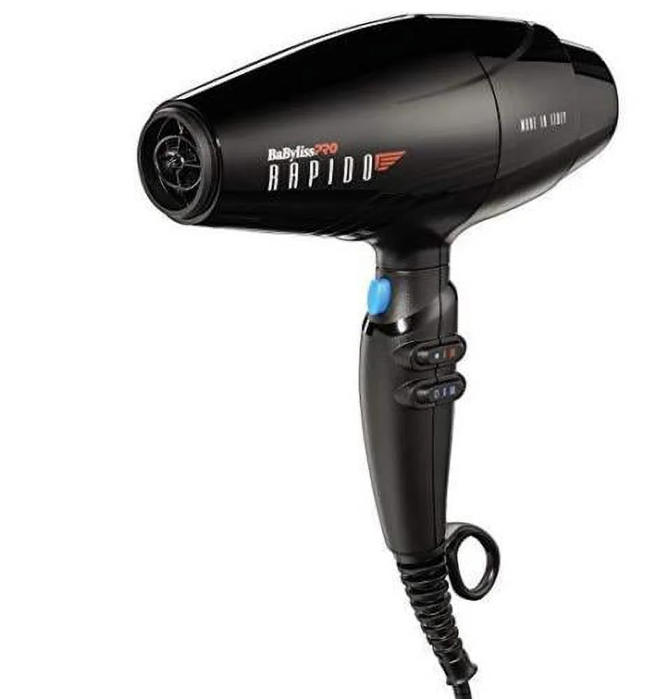 BaBylissPRO Ferrari Rapido Hair Dryer (BF700) with a Bonus Snap-On Diffuser (BABDF2) - Image 7