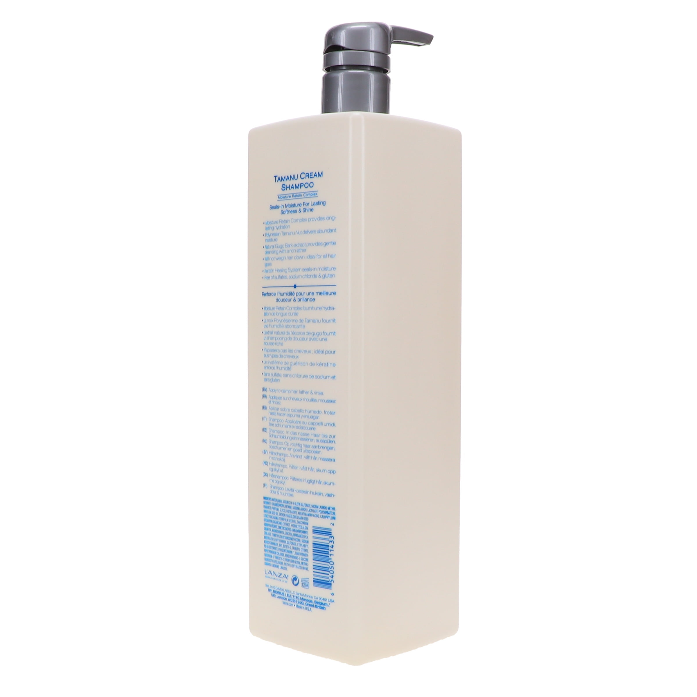 L'ANZA Healing Moisture Tamanu Cream Shampoo 33.8 oz - Image 8