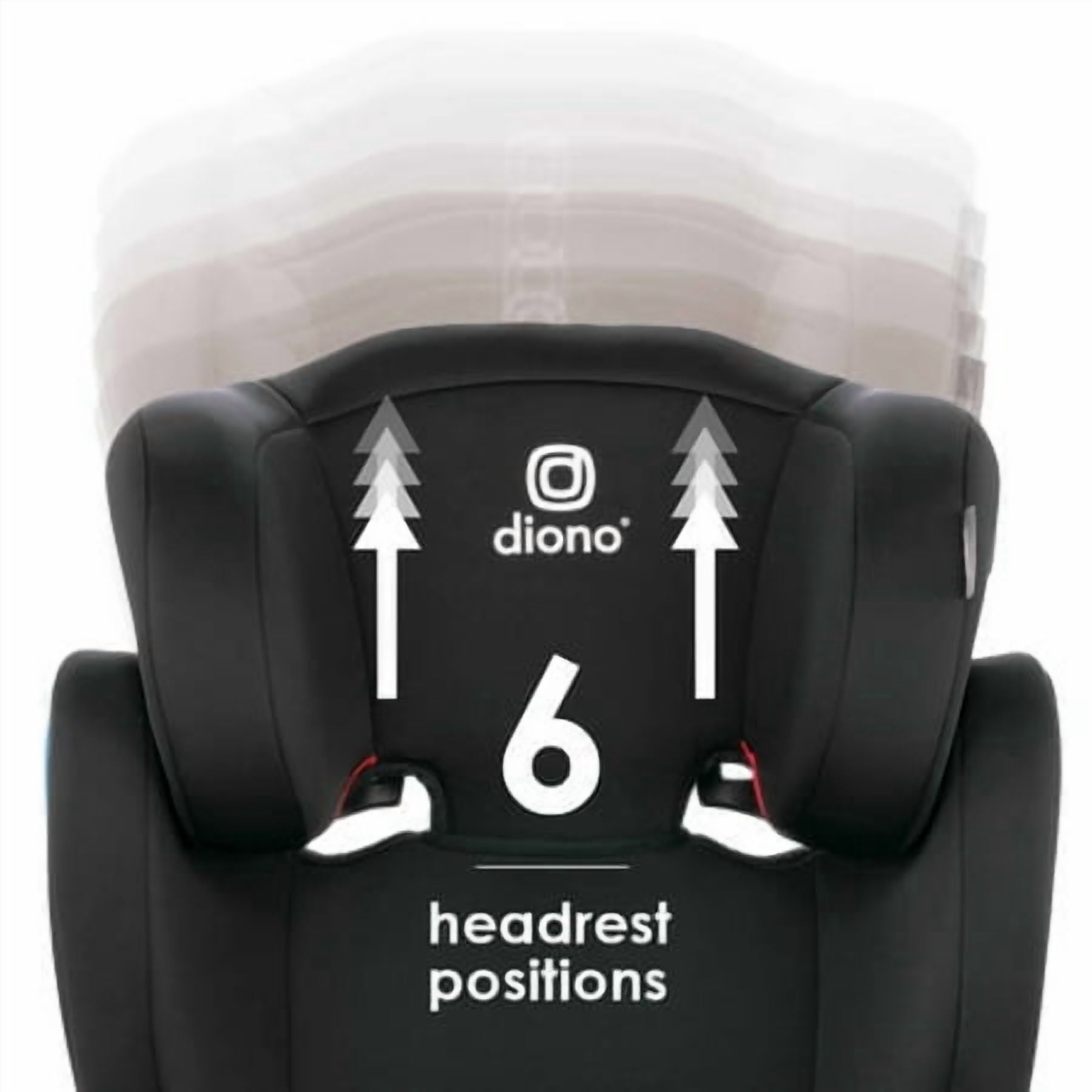 Diono Cambria 2 Latch 2-in-1 XL Highback Booster Car Seat, Black - Image 3