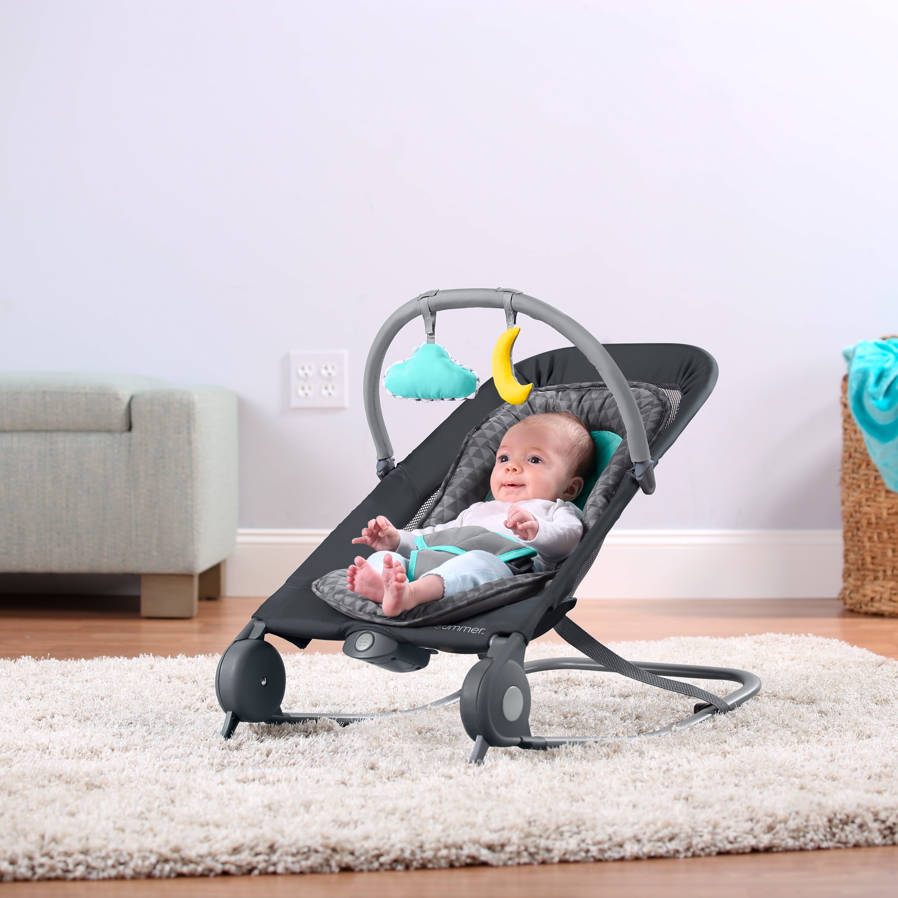 Summer Infant 2-in-1 Bouncer & Rocker Duo, 0-6 months - Image 4