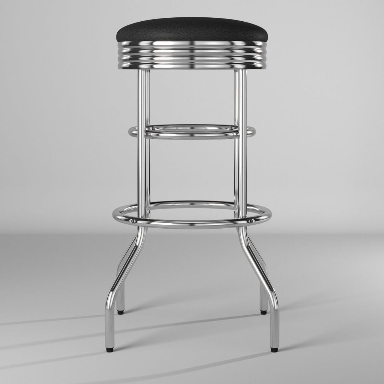 TRINITY 30" Swivel Stool Assembled 2-Pack - Chrome - Image 2
