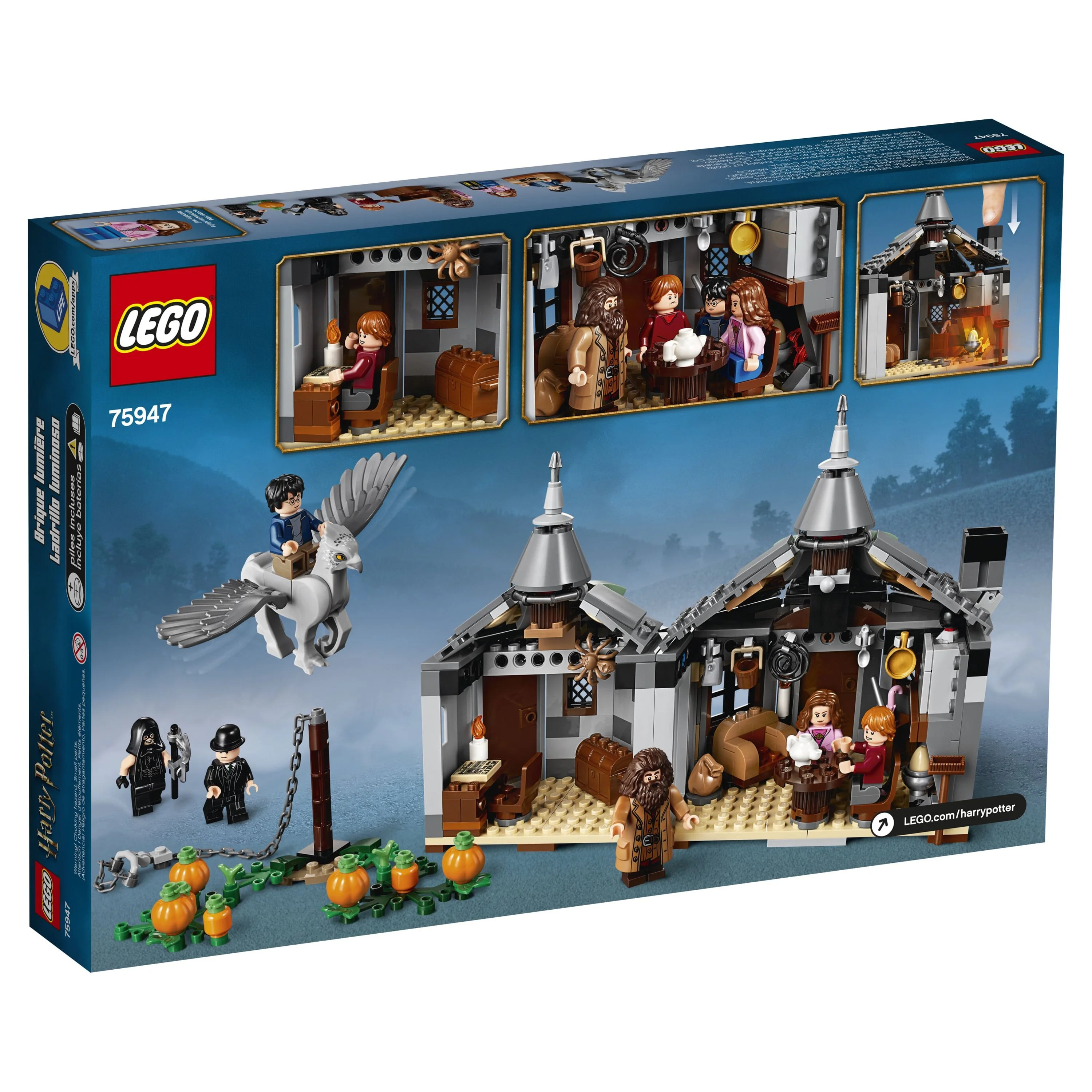 LEGO Harry Potter Hagrid's Hut: Buckbeak's Rescue 75947 Building Set (496 Pieces) - Image 2