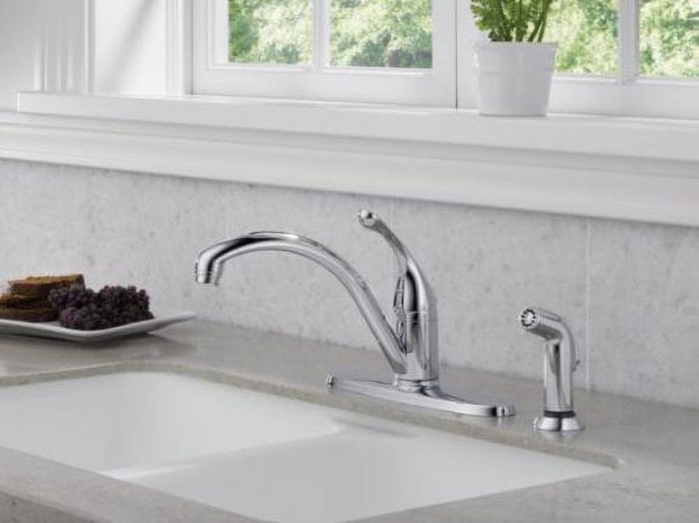 Collins Single Handle Kitchen Faucet with Spray in Chrome 440-DST - Image 2