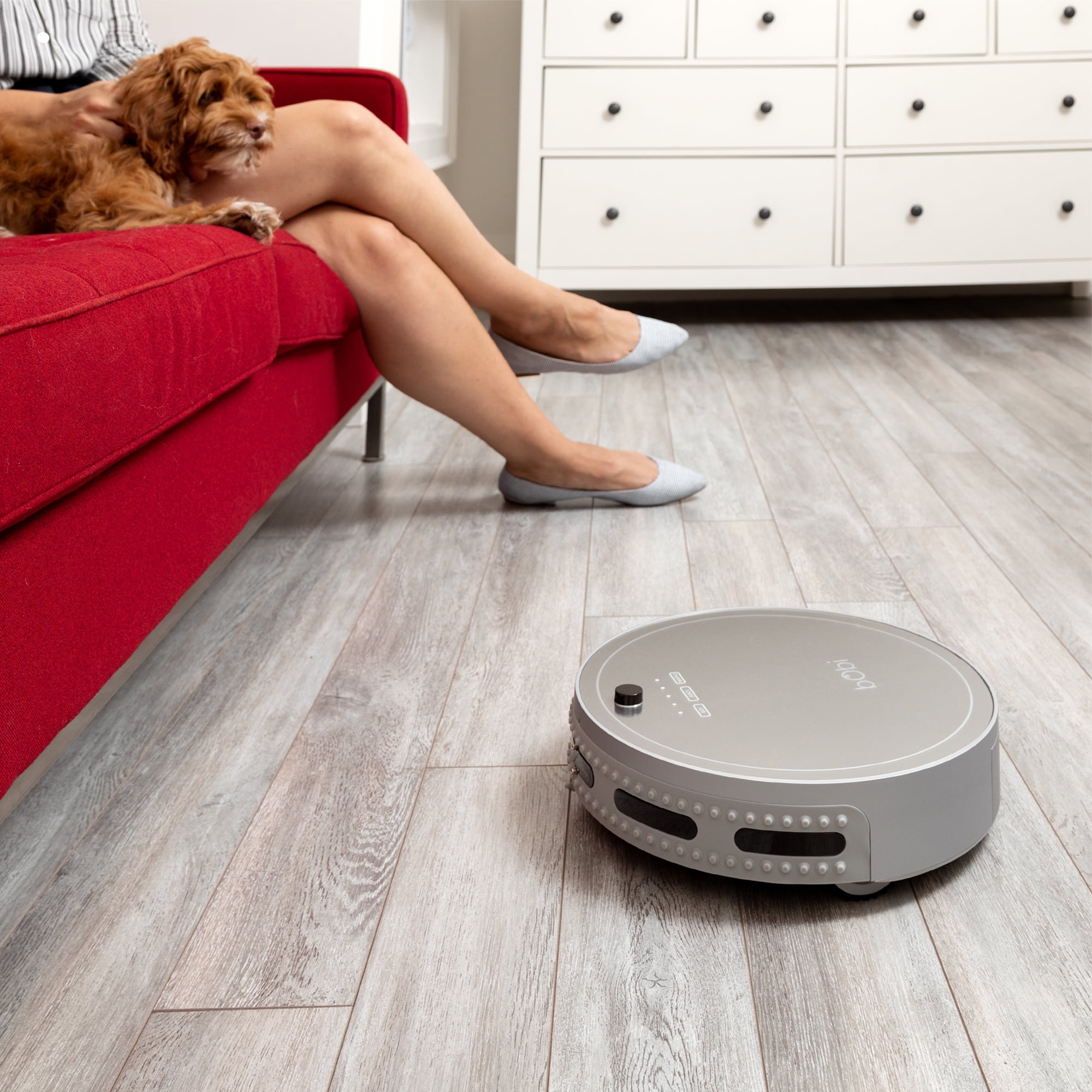 bObSweep bObi Pet Robotic Vacuum Cleaner, Silver - Image 8
