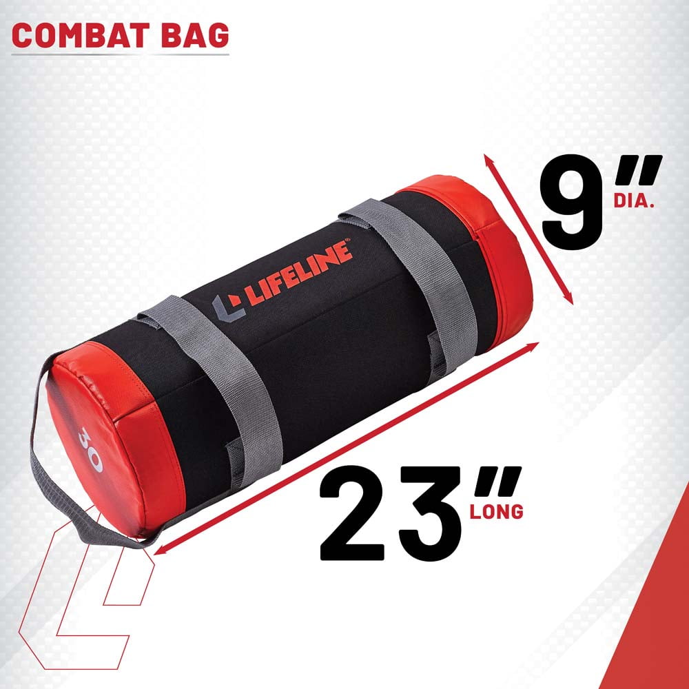 Lifeline Fitness Combat Bags - Weighted Bags for Home Gym -Multiple Handles for Curls and Presses - Image 5