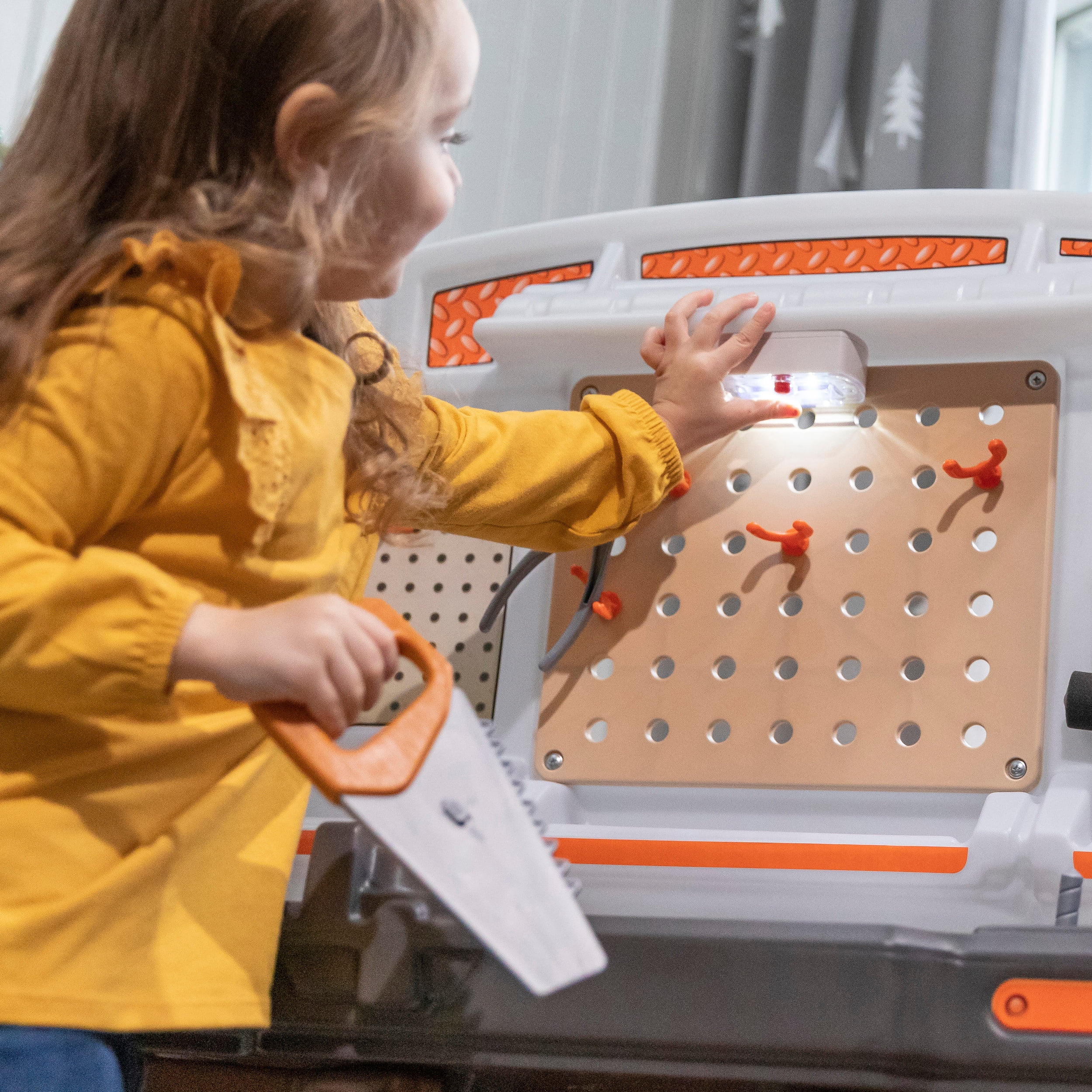 Step2 Big Builders Pro Workshop Multicolor Tool Bench, 27.50" x 34", 19 lb - Image 52