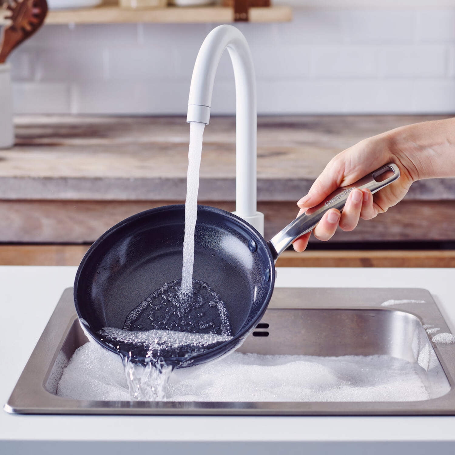 GreenPan Chatham Black Ceramic Nonstick 5-Piece Cookware Set - Image 9