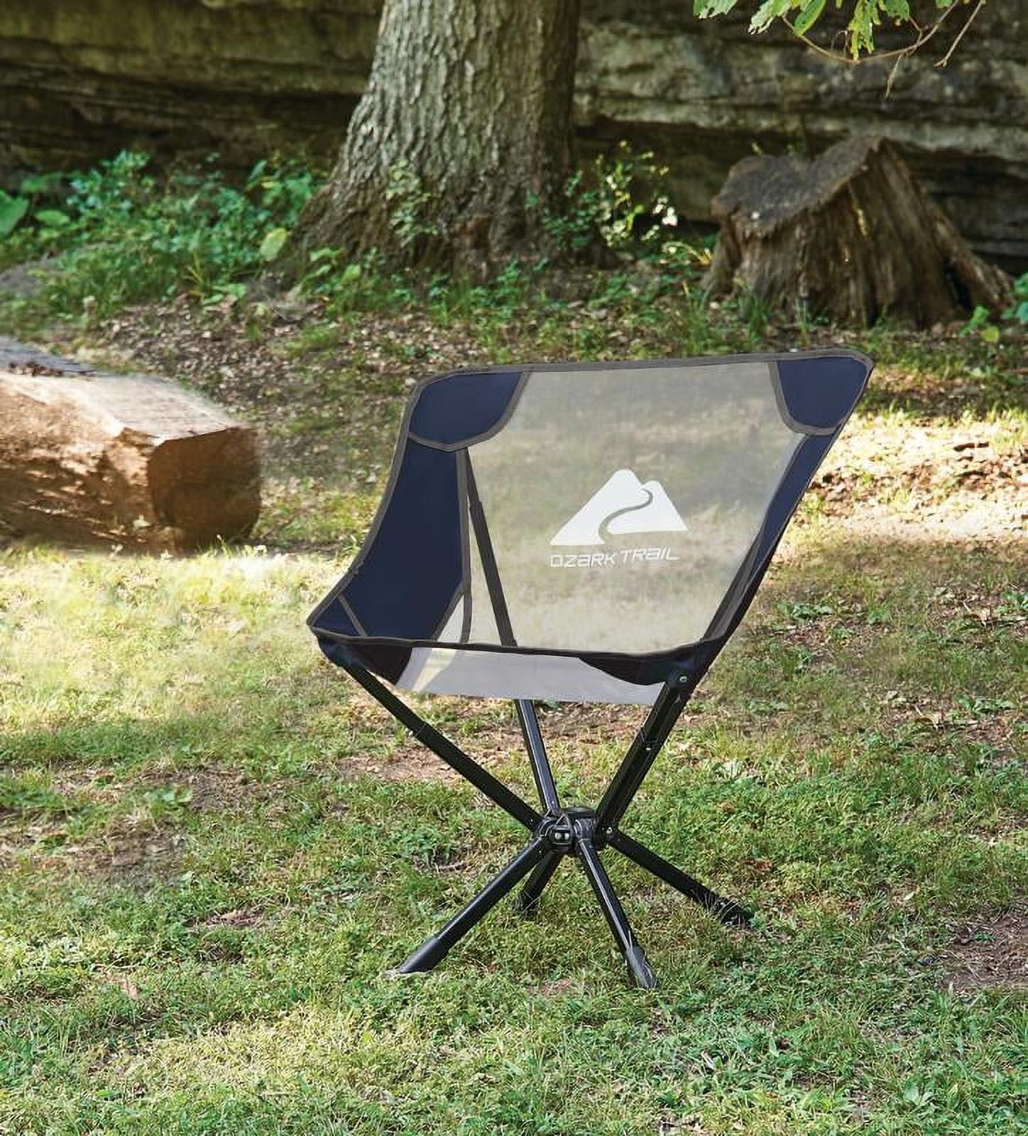 Ozark Trail Adult Instant Compact Chair, Navy - Image 4