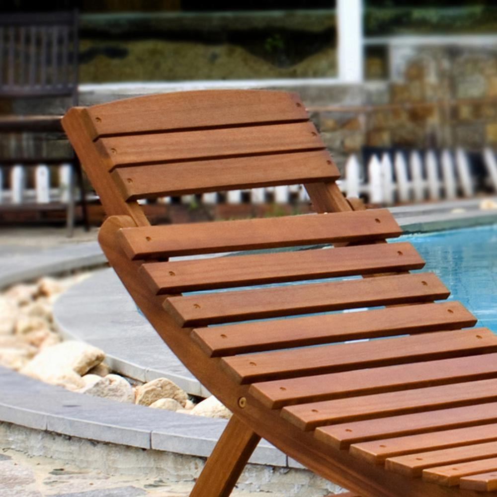 northbeam Curved Folding Chaise Lounger - Image 3