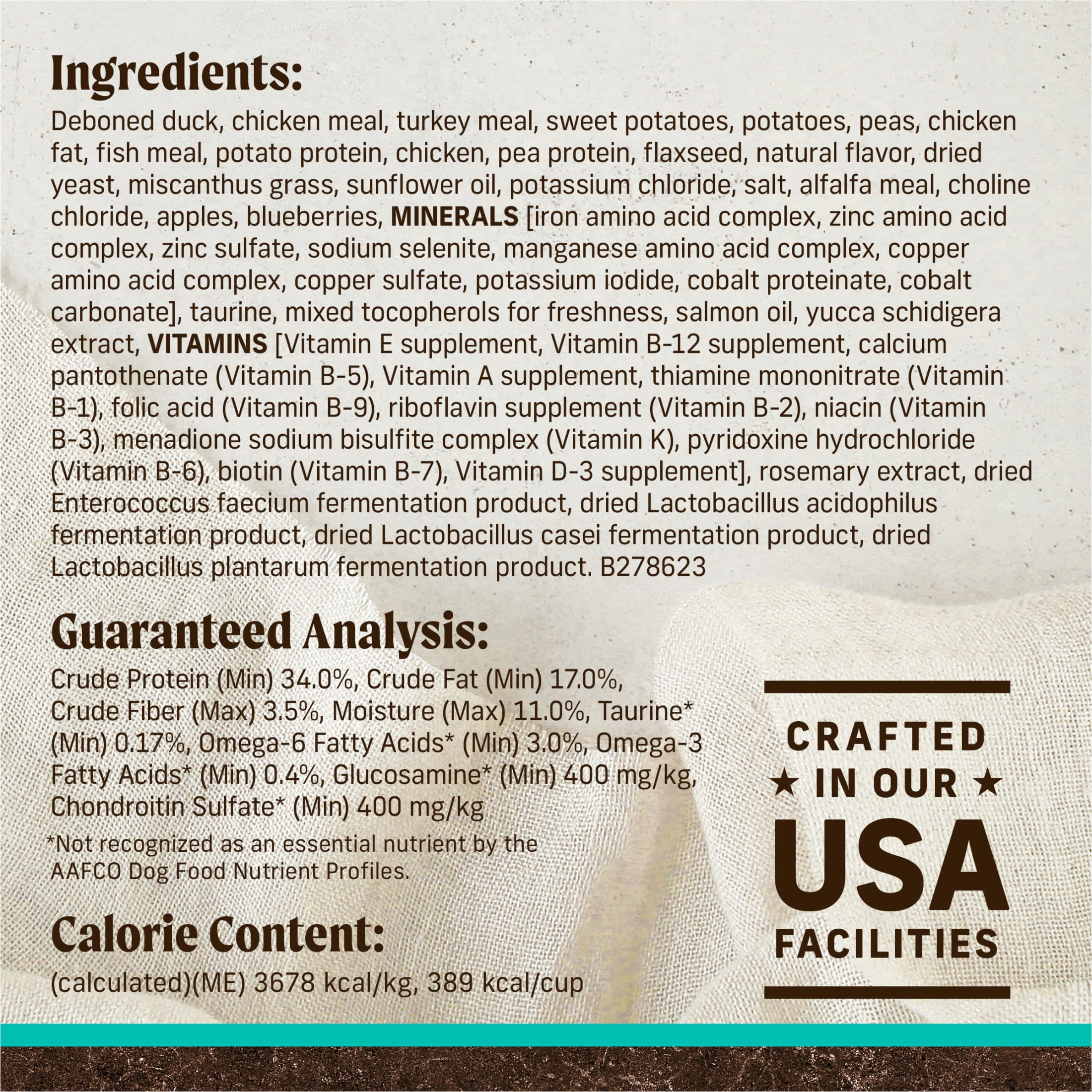 Merrick Real Duck & Sweet Potato Gravy Dry Dog Food, Grain Free, 22 lb bag - Image 4