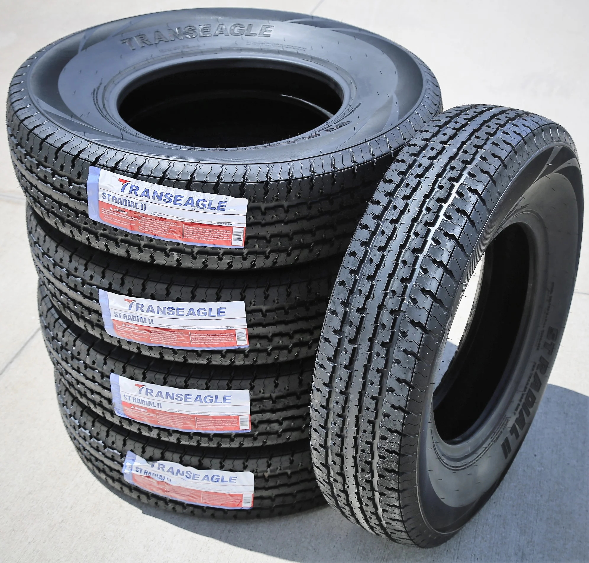 Transeagle ST Radial II Steel Belted ST225/75R15 225/75R15 117/112N E 10 Ply Trailer Tire - Image 6