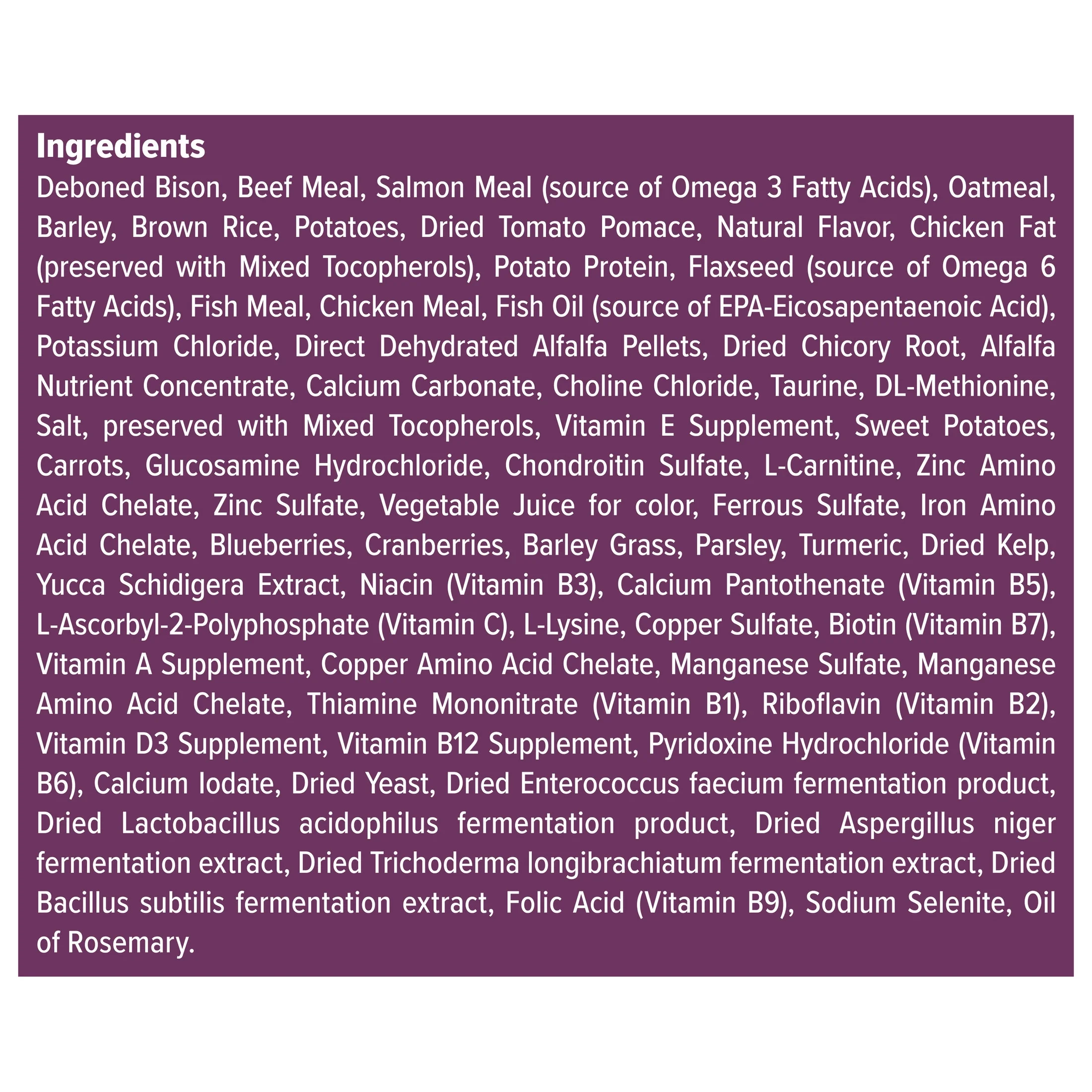 Blue Buffalo Wilderness Rocky Mountain Recipe Large Breed Adult Dry Dog Food, Bison, 22-lb. Bag - Image 7