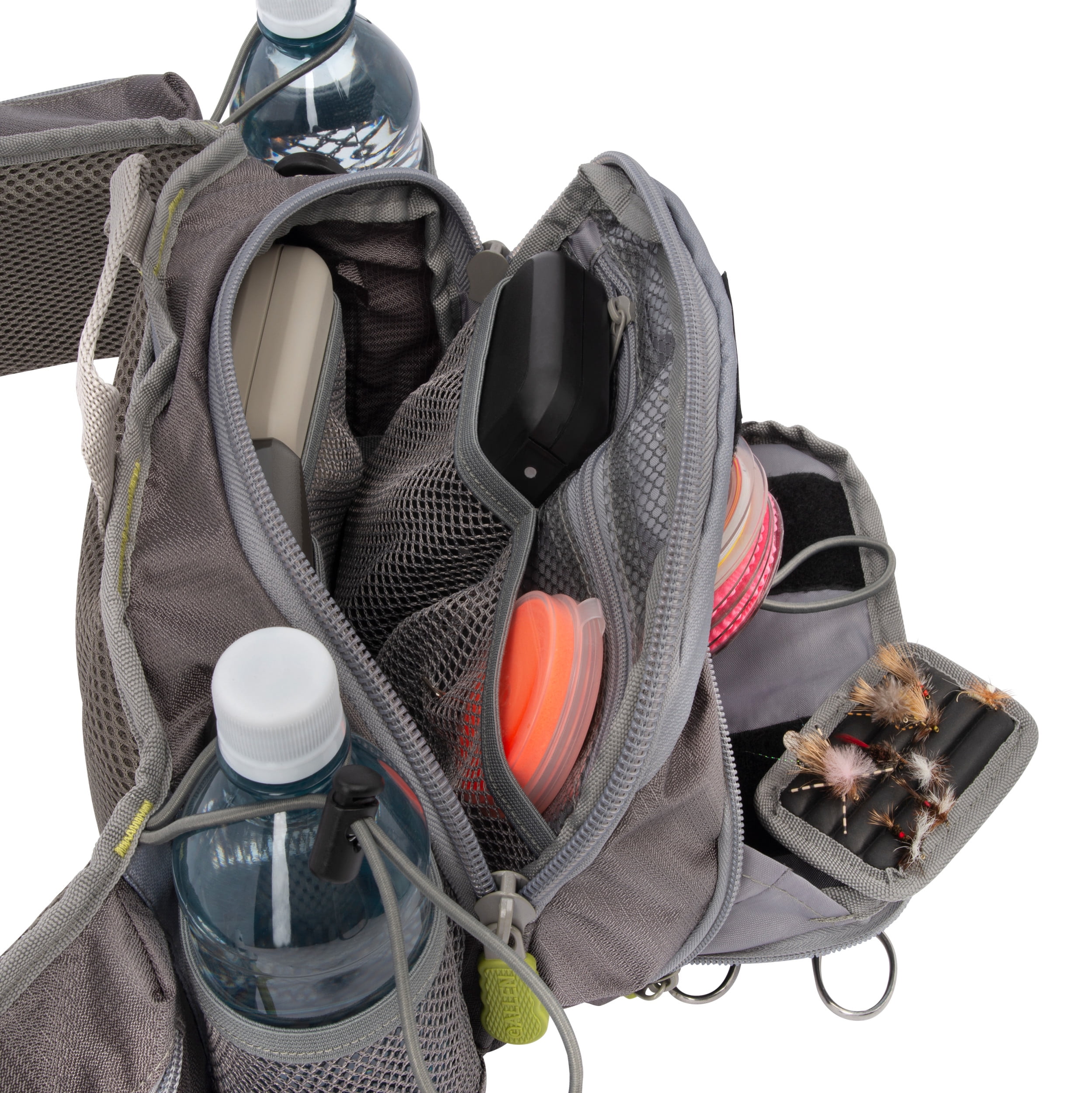 Allen Company Eagle River Lumbar Fly Fishing Pack, Gray/Lime - Image 14
