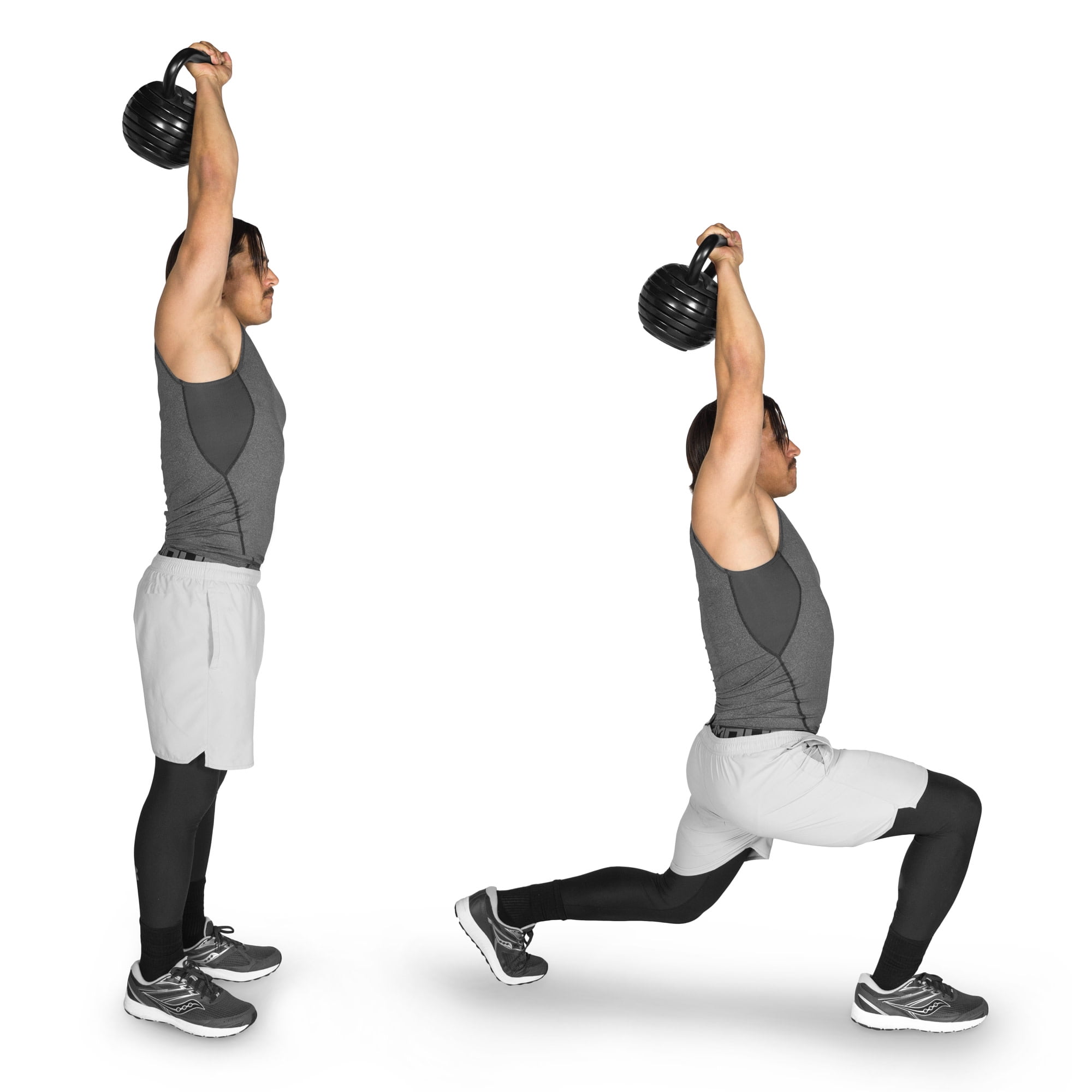 ProsourceFit Adjustable 40-lb Cast Iron Kettlebell Weight Set for Home Gym Strength Training - Image 3