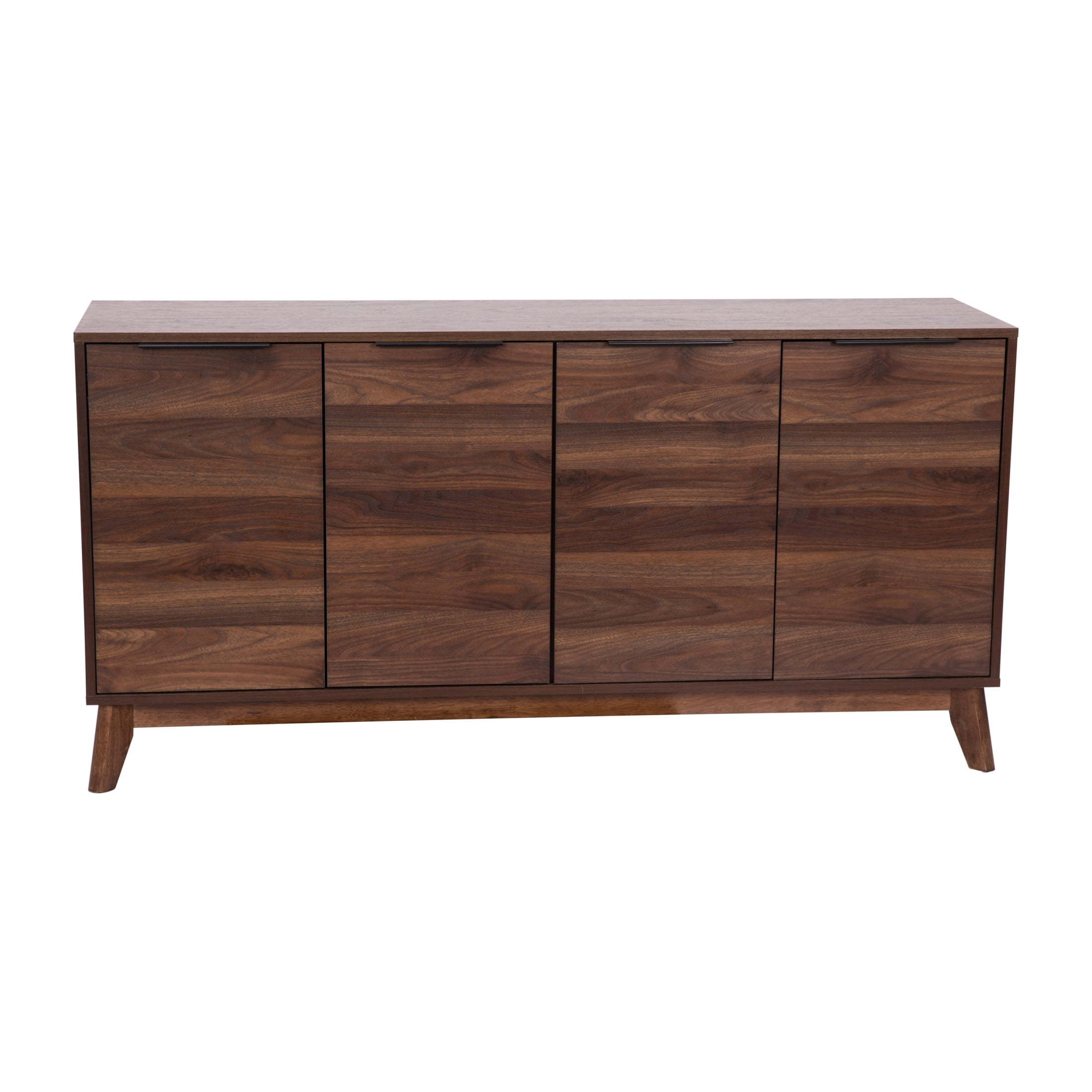 Flash Furniture Hatfield Mid-Century Modern Wooden TV Stand for up to 64" TVs, Dark Walnut - Image 12
