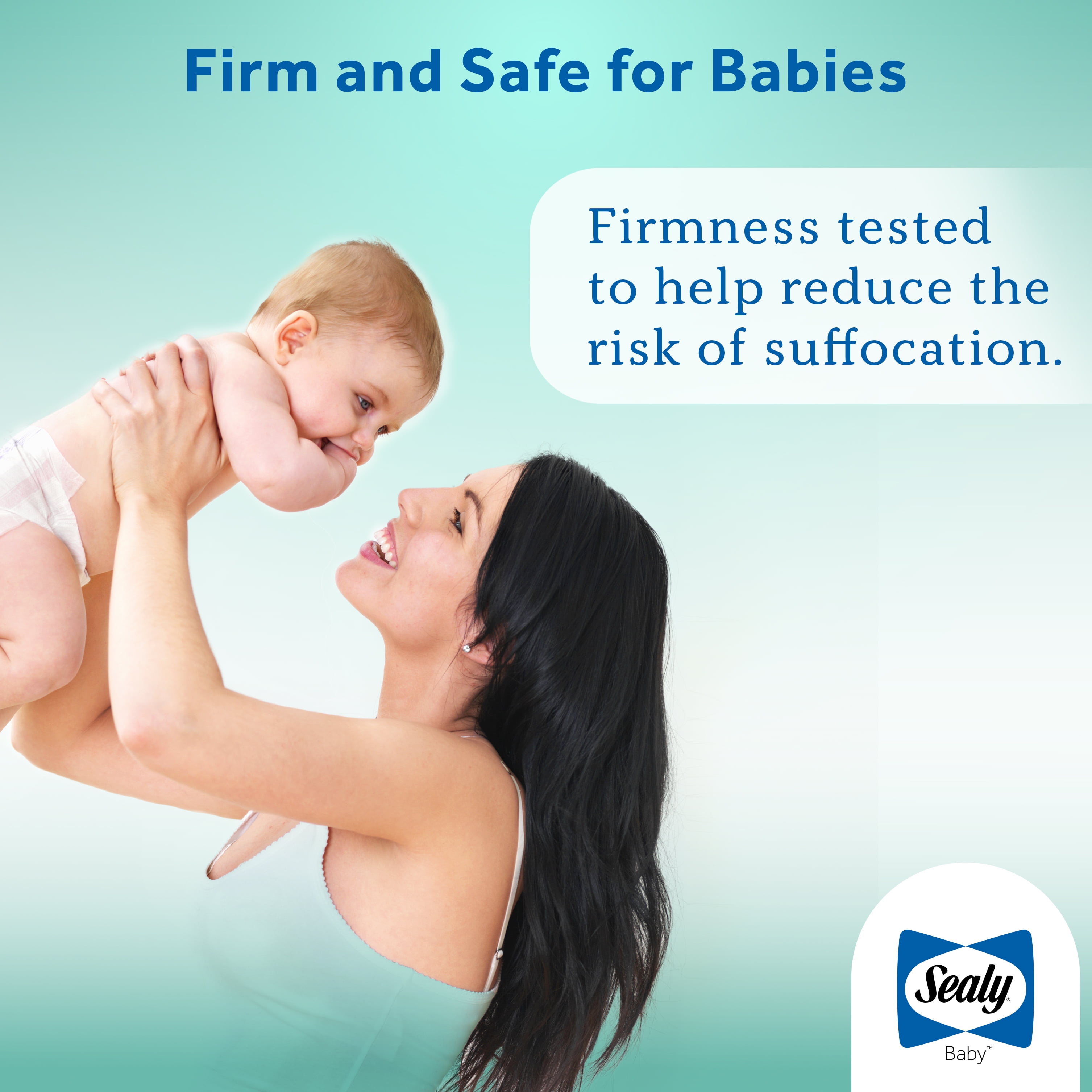 Sealy Baby Ultra Classic Antibacterial Baby Crib Mattress, 204 Coils - Image 2