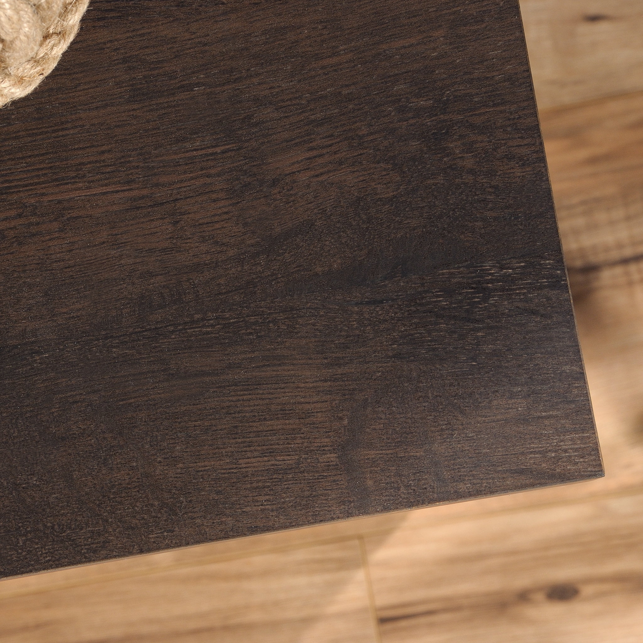 Sauder Costa Library Base Cabinet, Coffee Oak Finish - Image 5