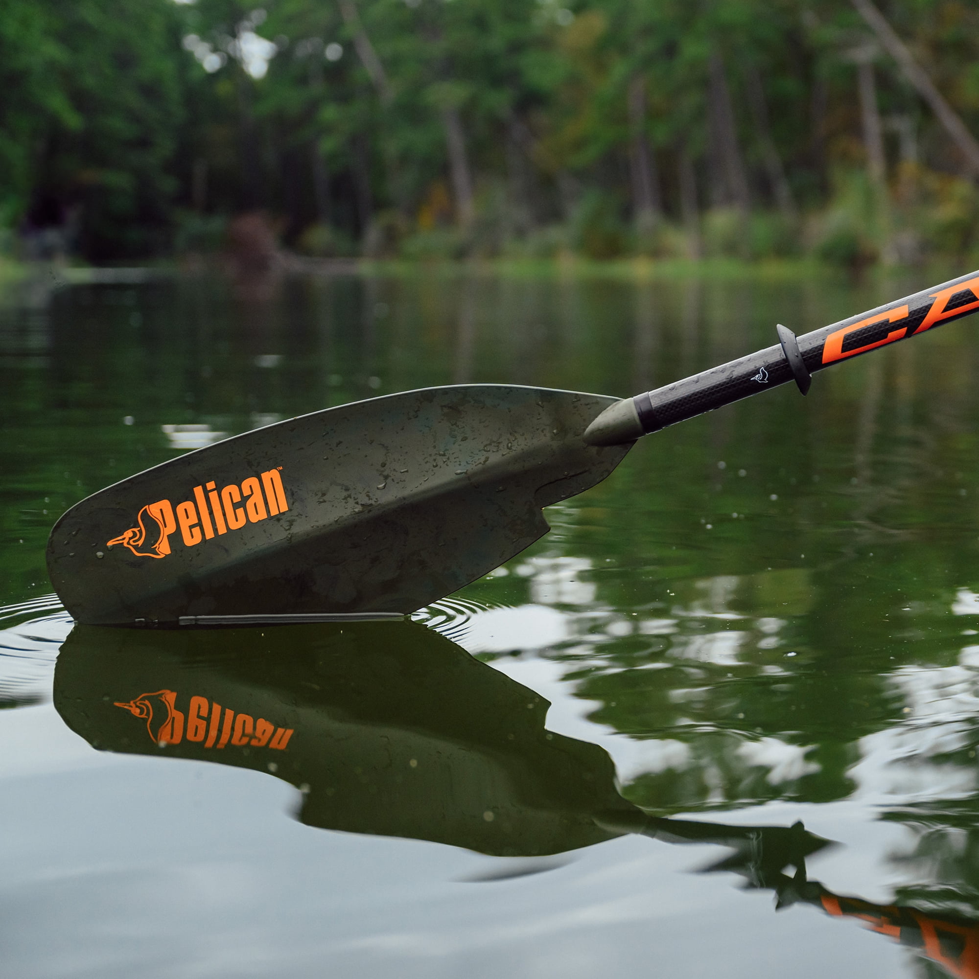 Pelican - The Catch Kayak Paddle - Adjustable Fiberglass Shaft - 102.4 in - Olive Camo - Image 12