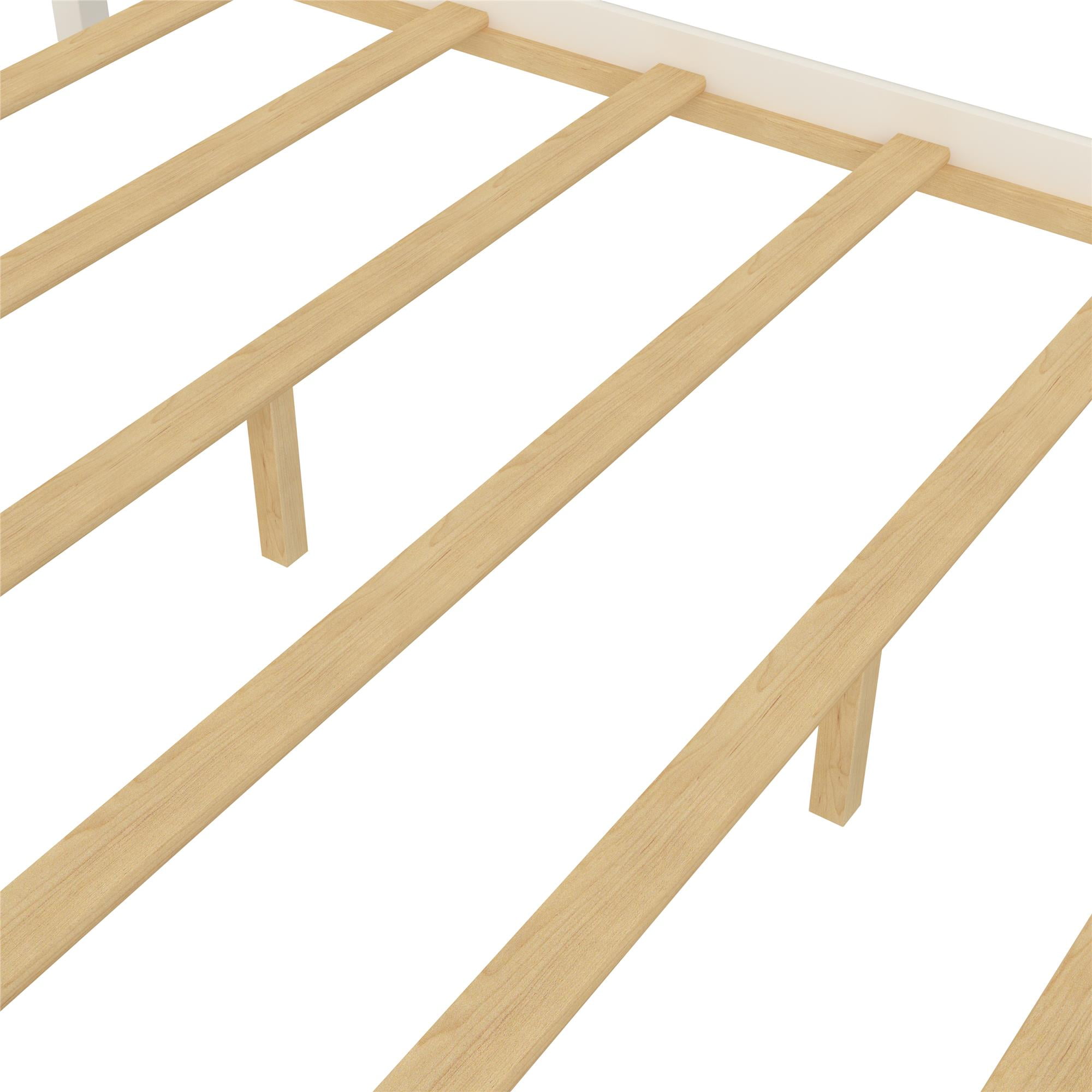 Better Homes & Gardens Leighton Solid Wood Platform Bed Frame, Full, White - Image 15