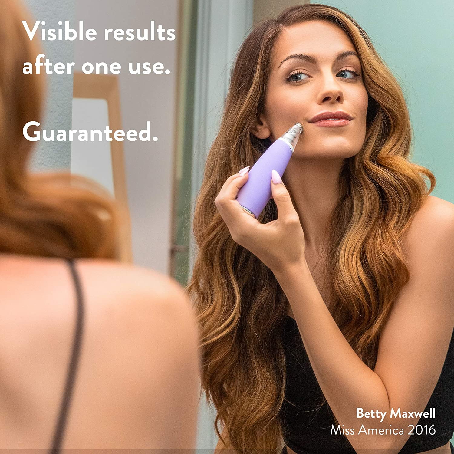 Microderm GLO GEM Diamond Microdermabrasion and Suction Tool, Pore Vacuum for Skin Toning, Purple - Image 5