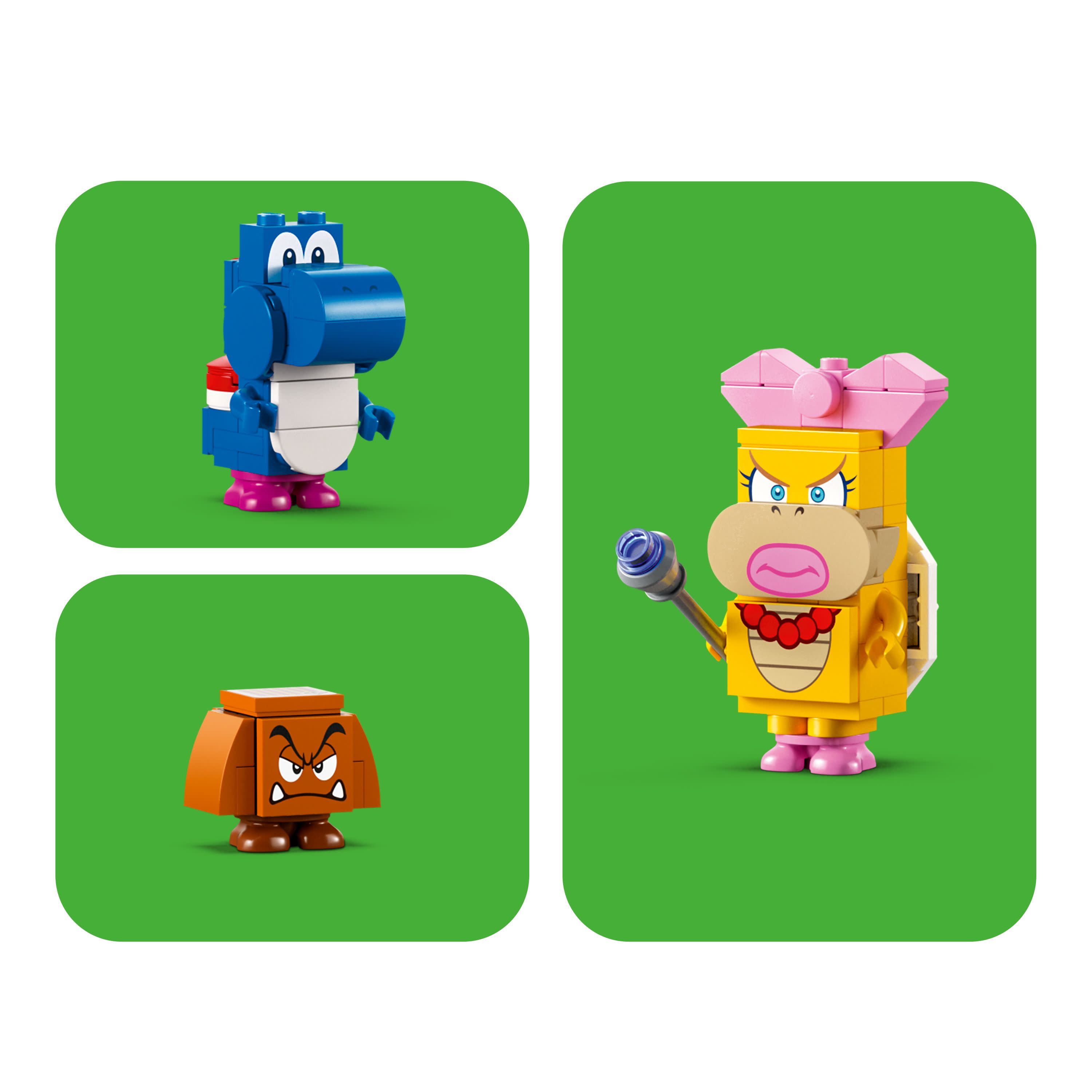 LEGO Super Mario Creativity Toolbox Maker Set 71418, Create Your Own Levels with Figures, Grass, Desert and Lava Builds, Starter Course Expansion, Toy Gift Idea for Kids 6 Plus - Image 4